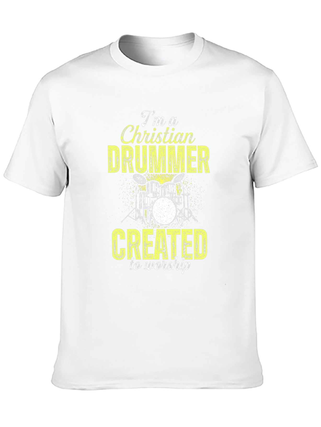 Christian Drummer T-Shirt - Worship Music Tee