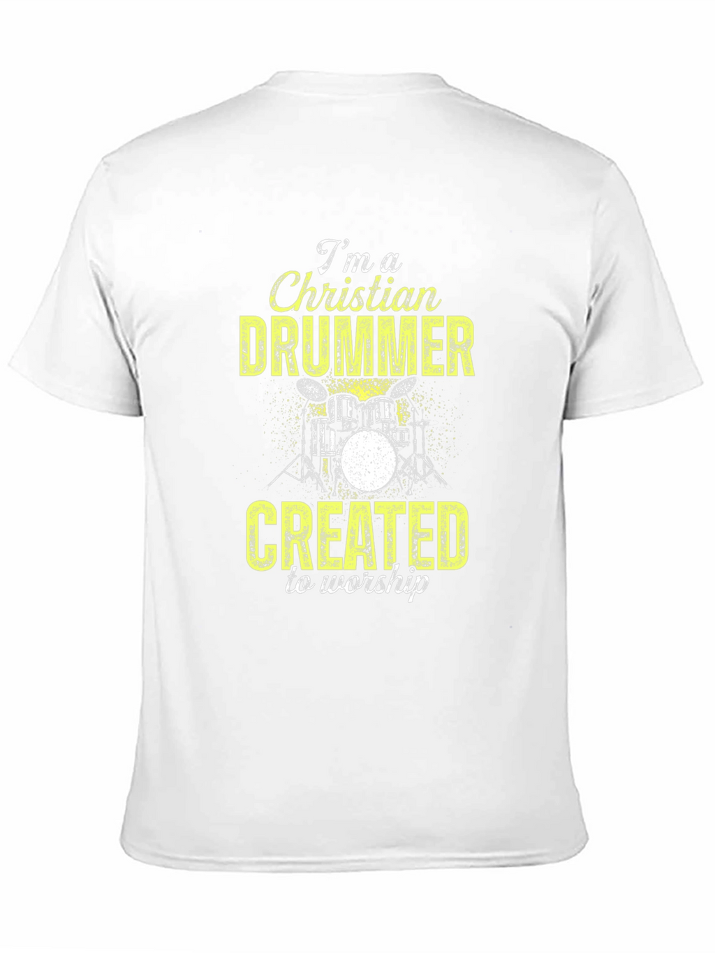 Christian Drummer T-Shirt - Worship Music Tee