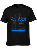 Key West Florida Boat T-Shirt