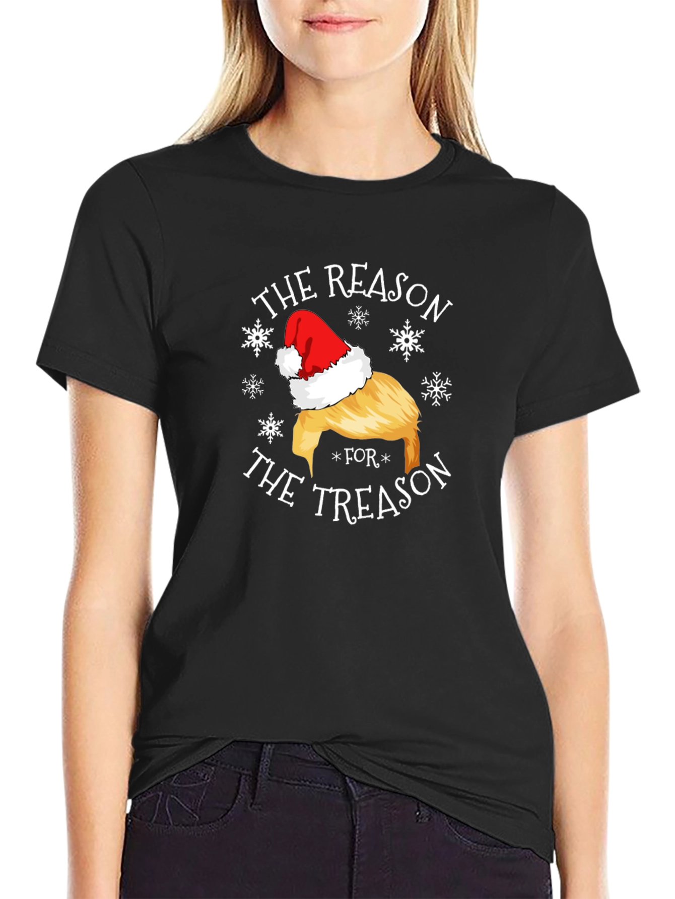 The Reason for The Treason Santa Hat T-Shirt