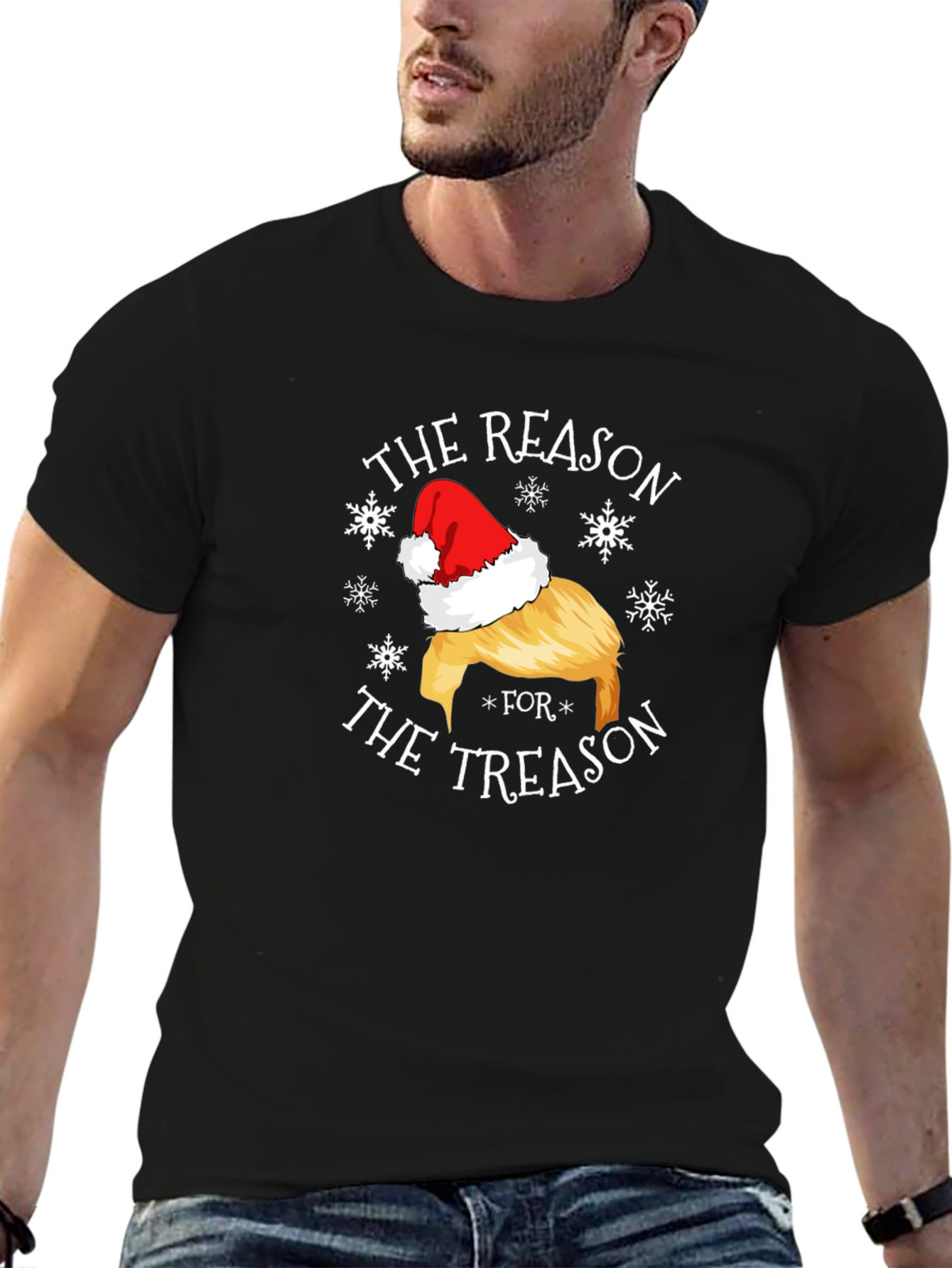 The Reason for The Treason Santa Hat T-Shirt