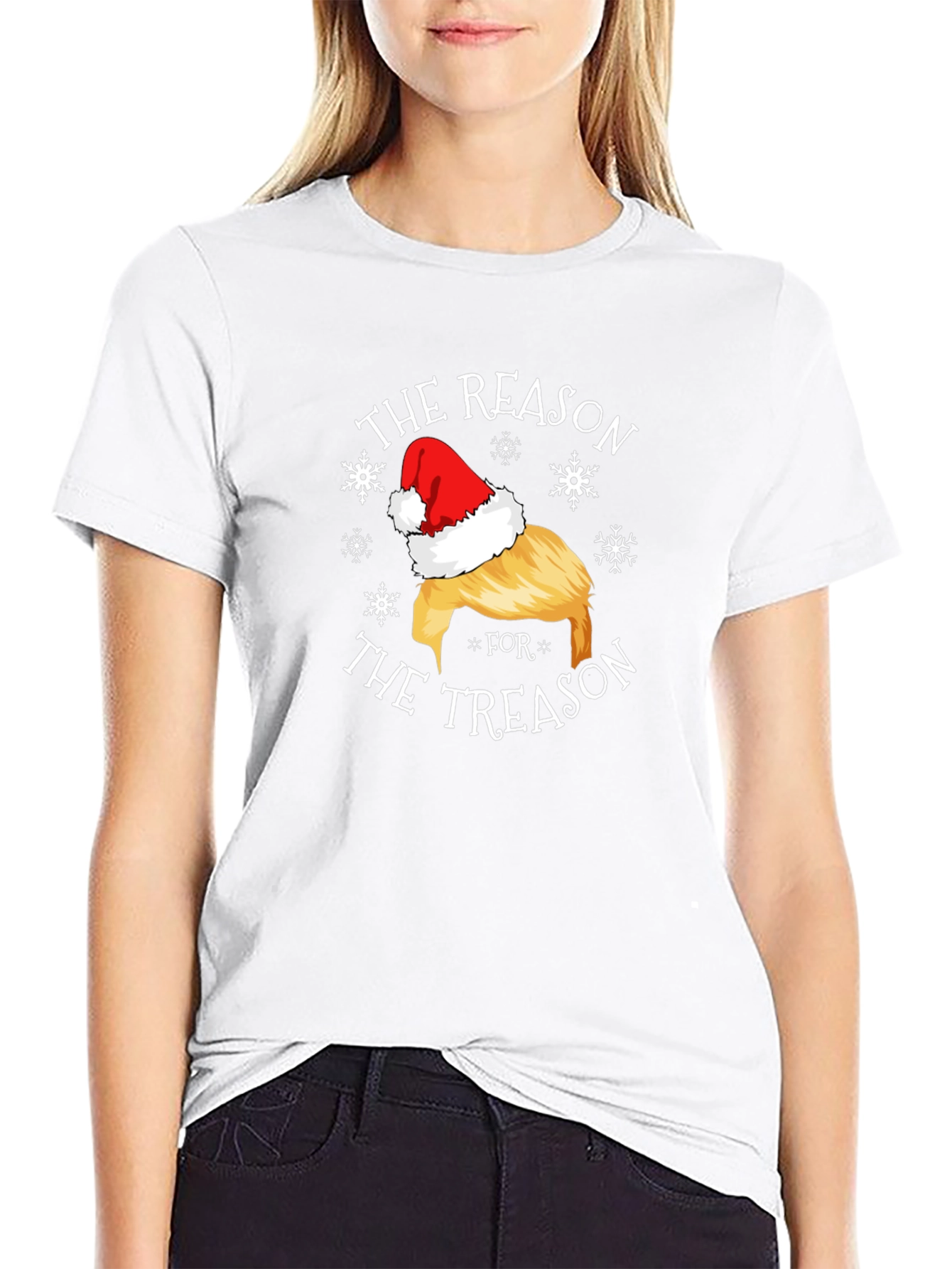 The Reason for The Treason Santa Hat T-Shirt
