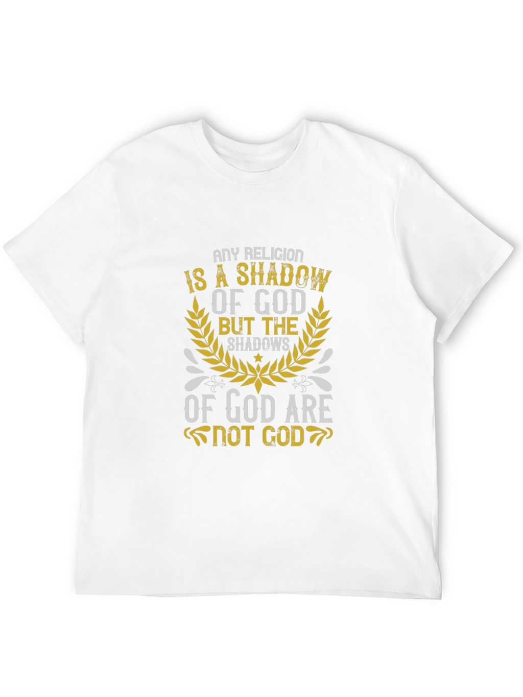 Shadow of God Graphic Print T-Shirt