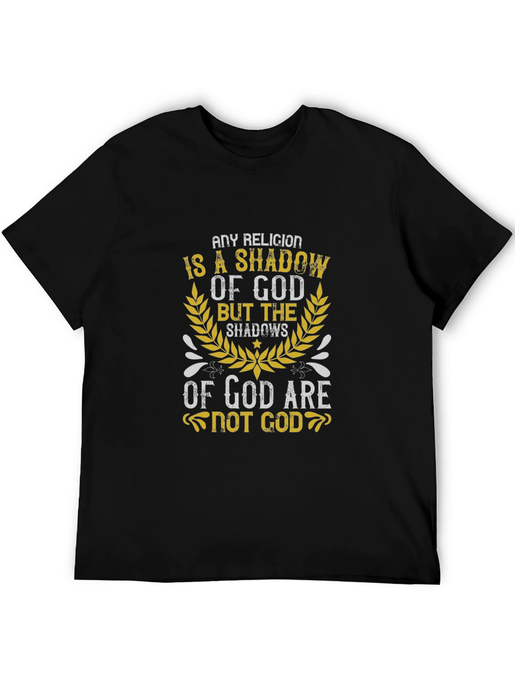 Shadow of God Graphic Print T-Shirt