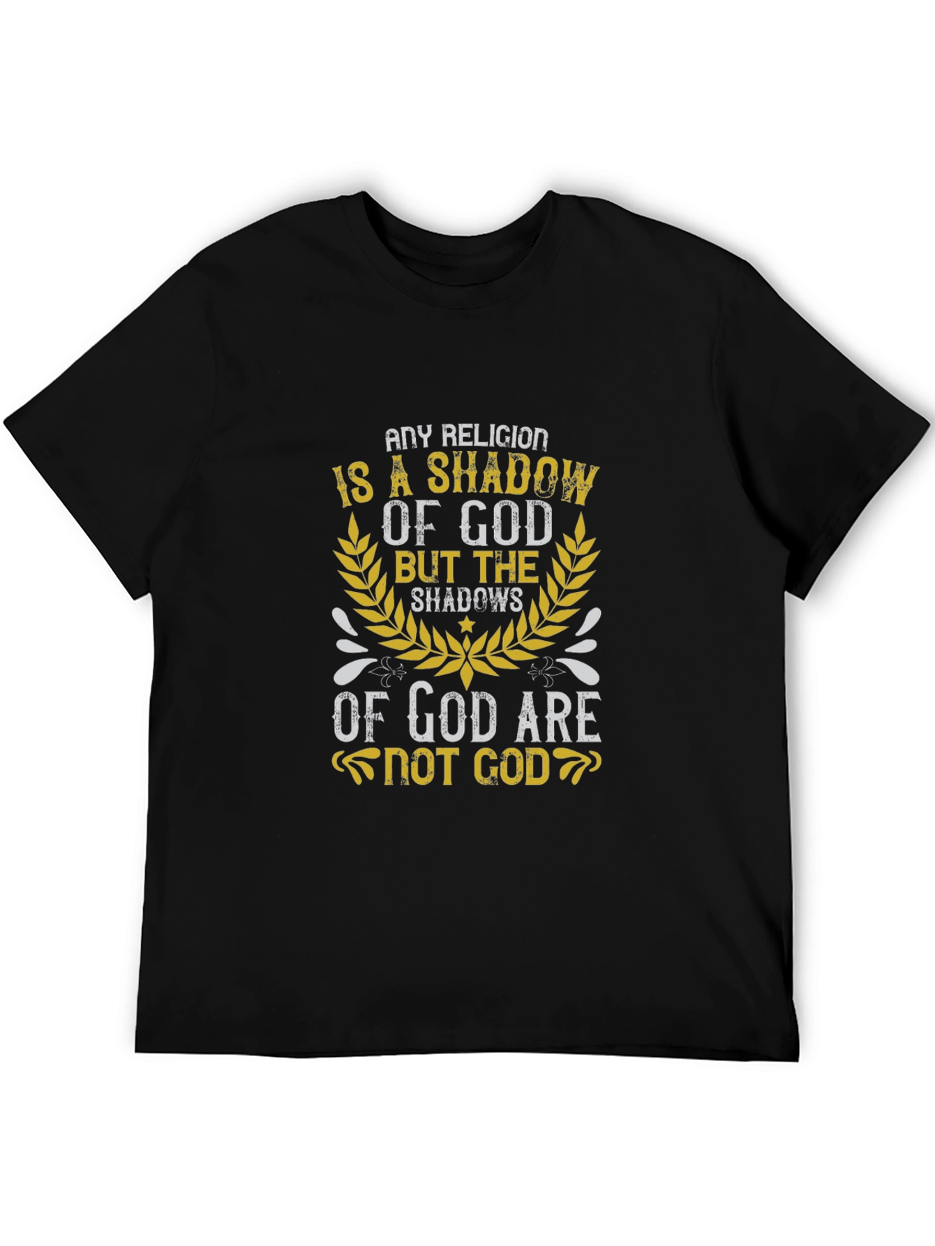 Shadow of God Graphic Print T-Shirt