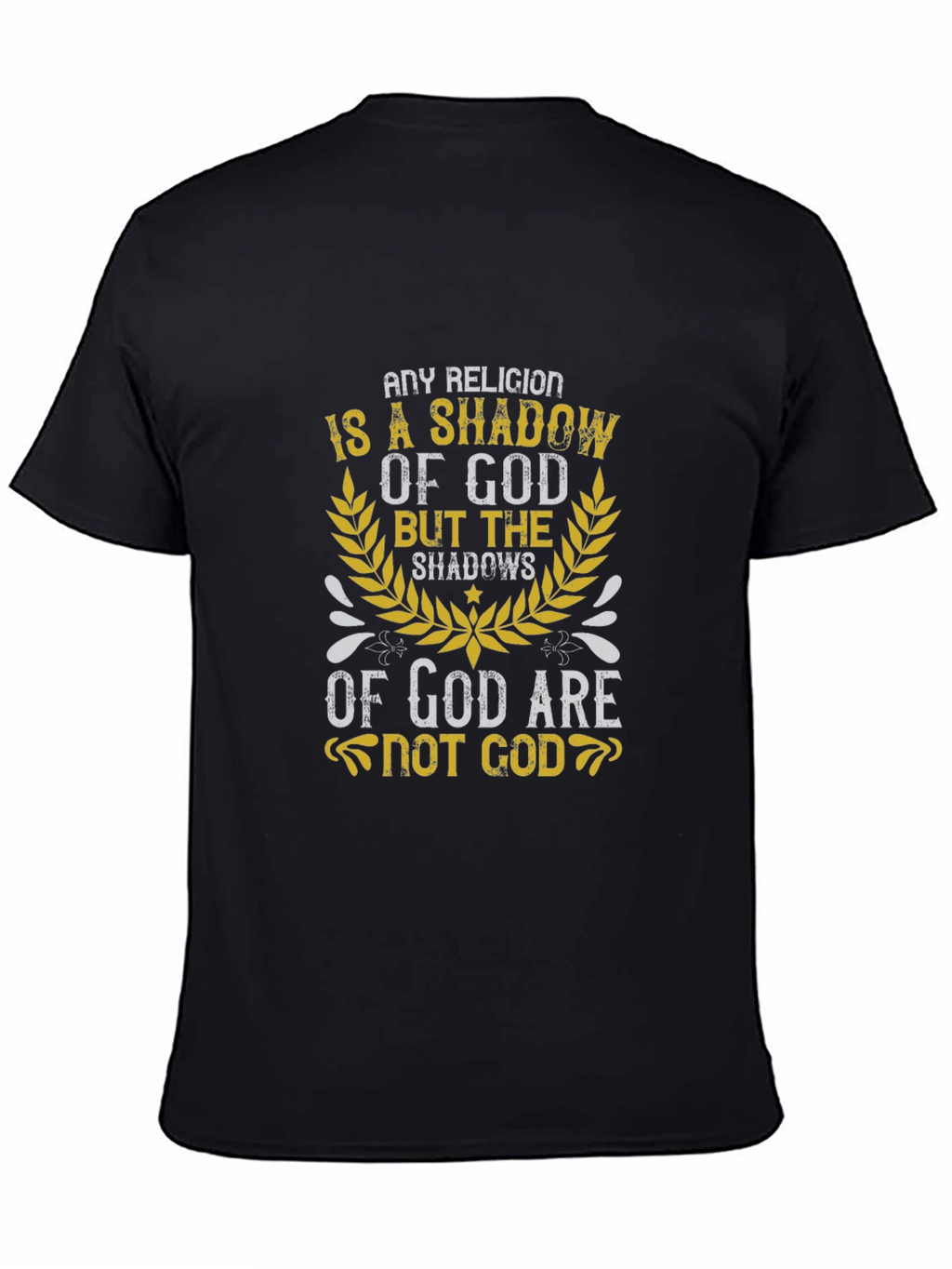 Shadow of God Graphic Print T-Shirt