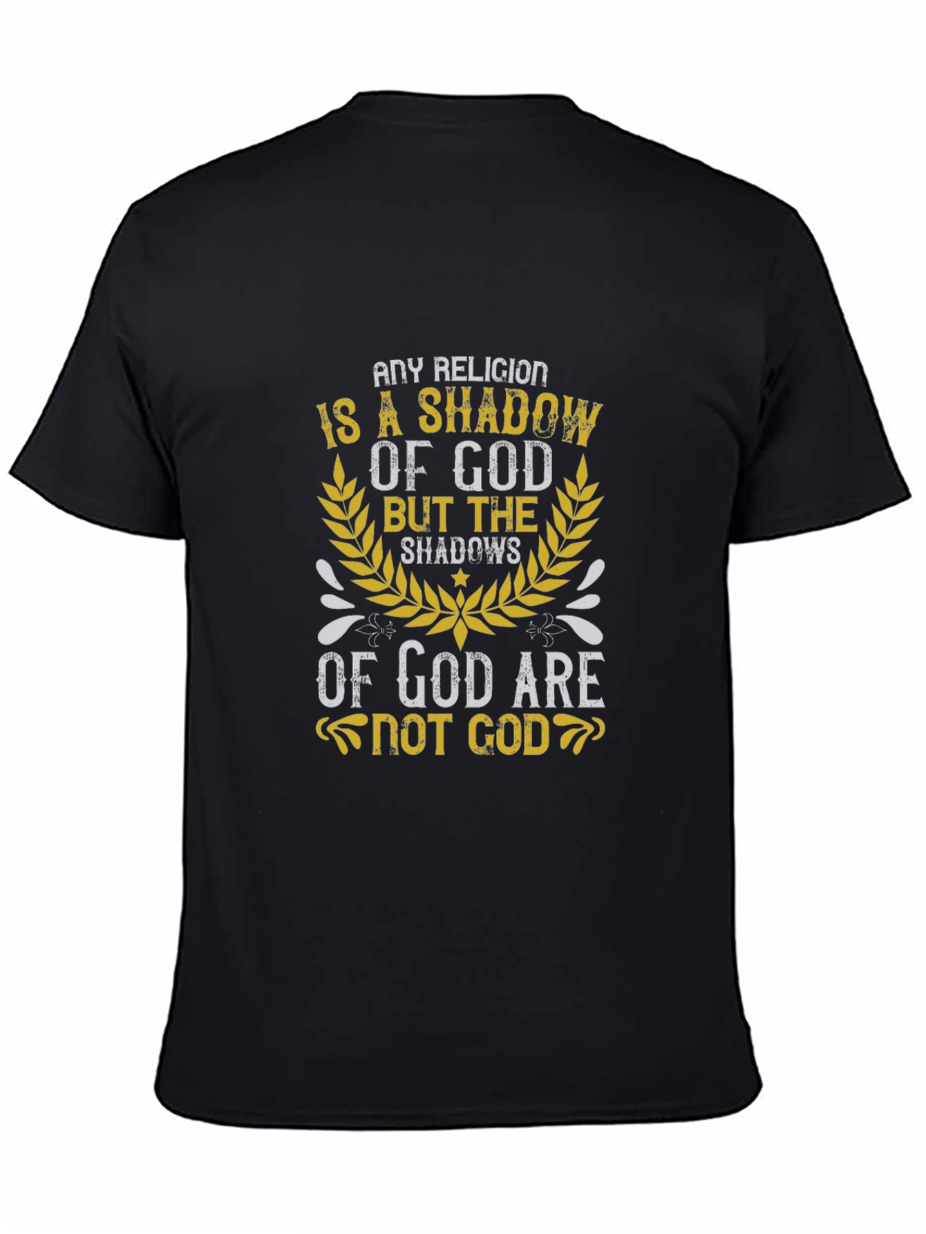 Shadow of God Graphic Print T-Shirt