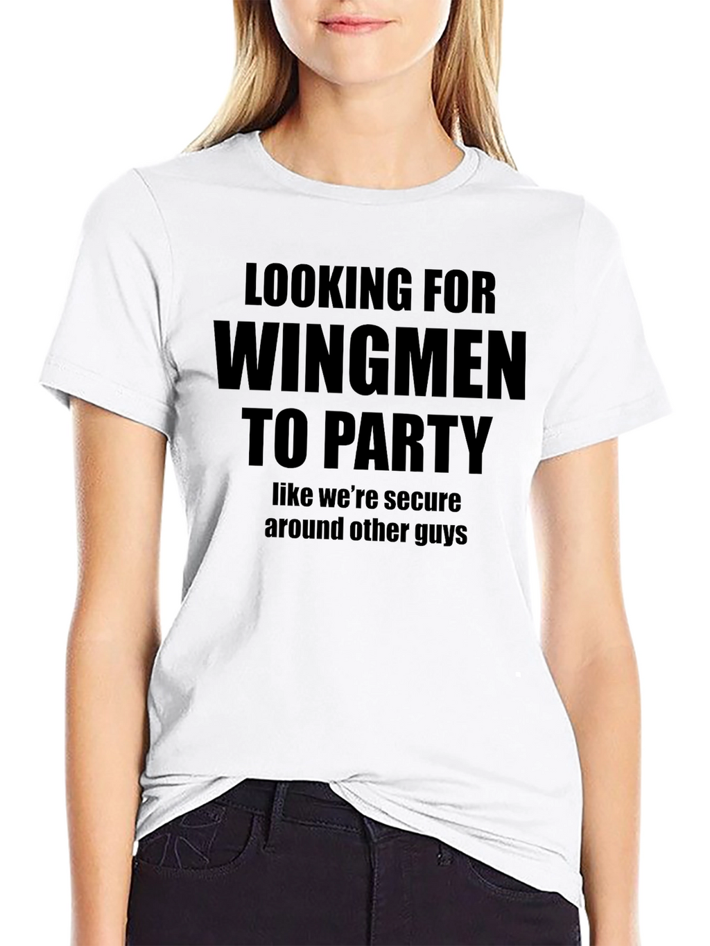 Looking For Wingmen To Party Graphic T-Shirt