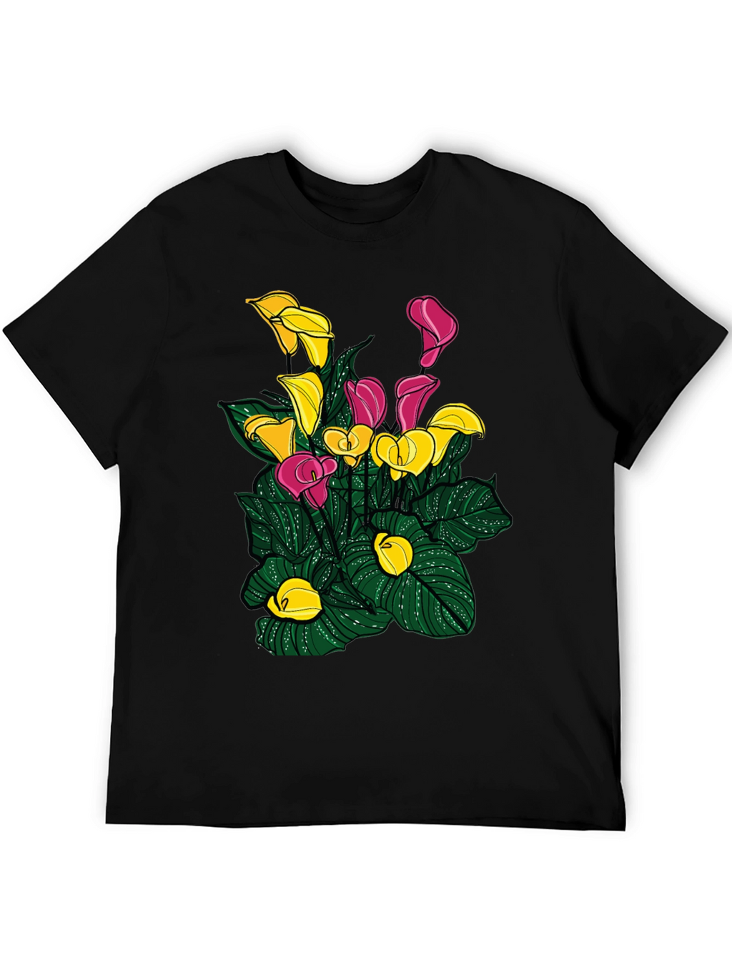 Calla Lily Graphic T-Shirt - Unique Floral Design