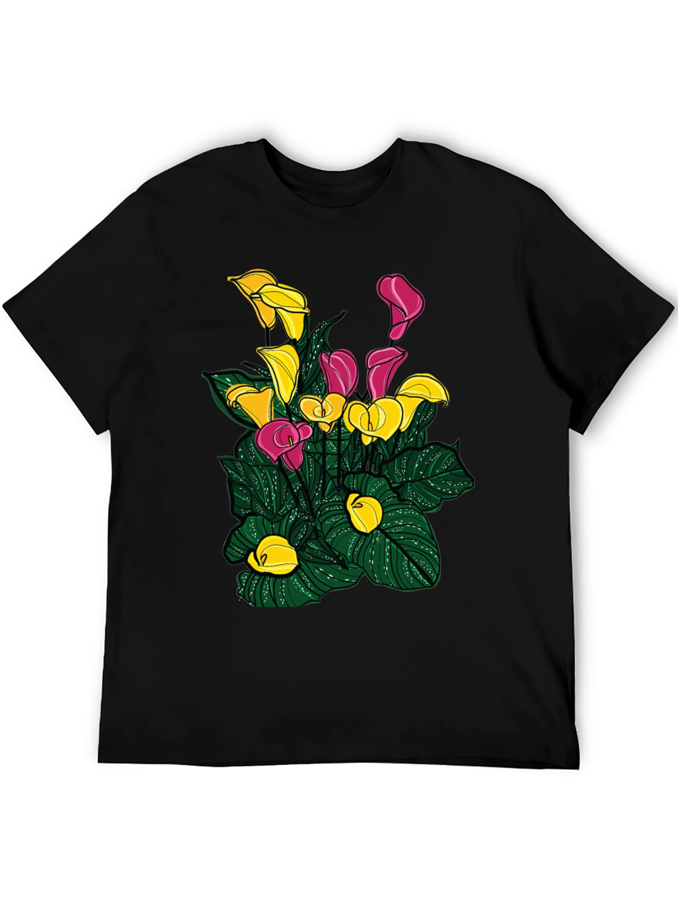 Calla Lily Graphic T-Shirt - Unique Floral Design