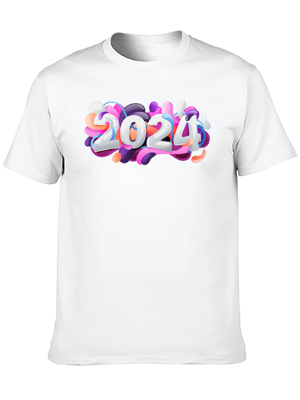 2024 Graphic T-Shirt - Stylish Black Tee