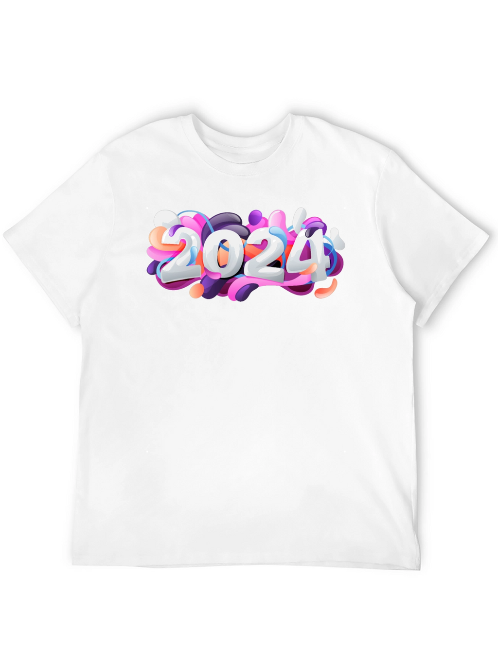 2024 Graphic T-Shirt - Stylish Black Tee