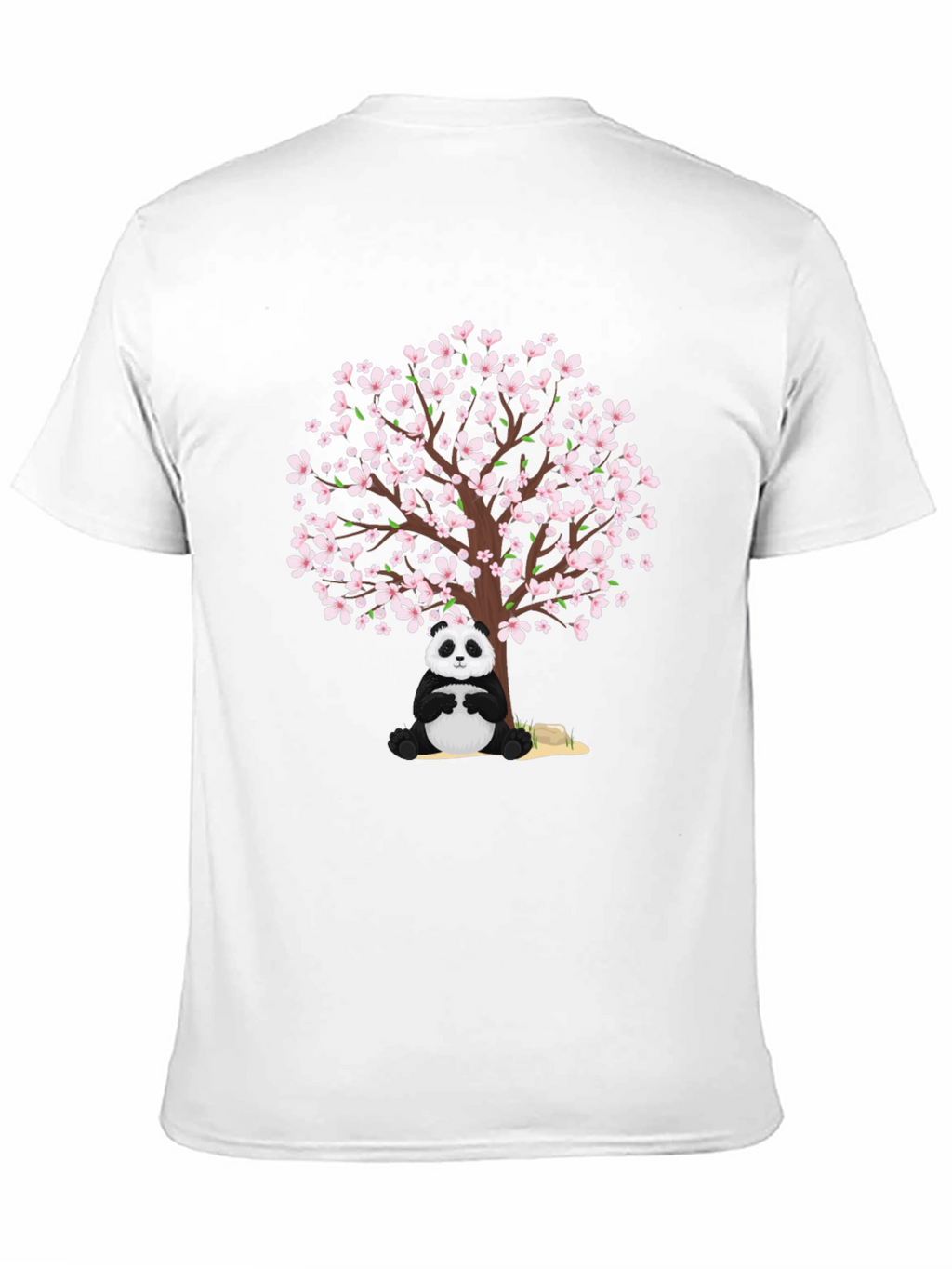 Panda & Cherry Blossom Tree Graphic Tee