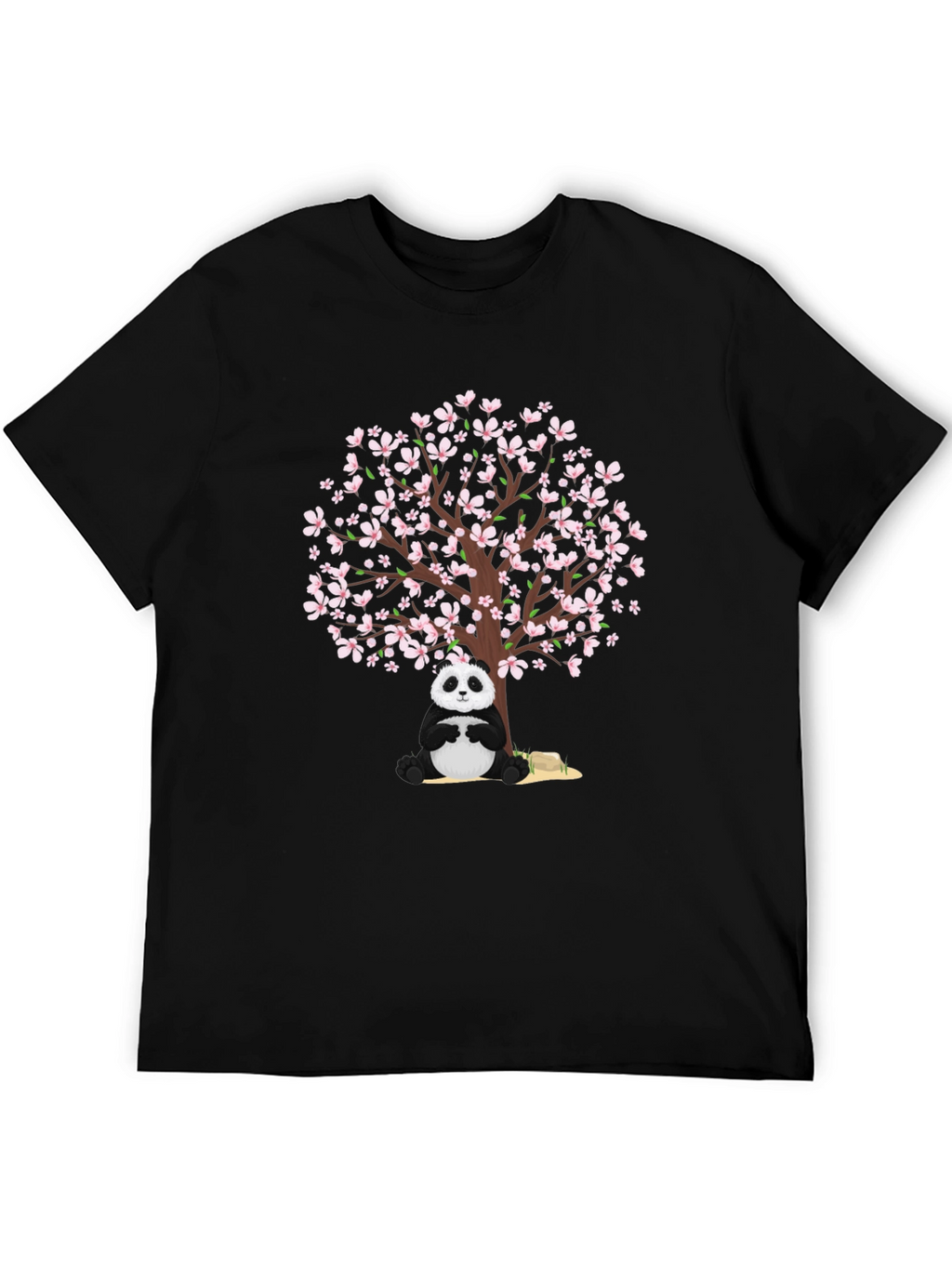 Panda & Cherry Blossom Tree Graphic Tee
