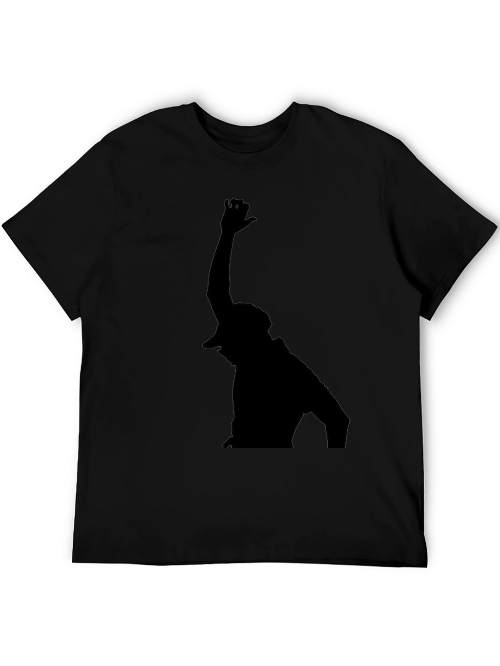 Silhouette Graphic Black T-Shirt - Casual Style