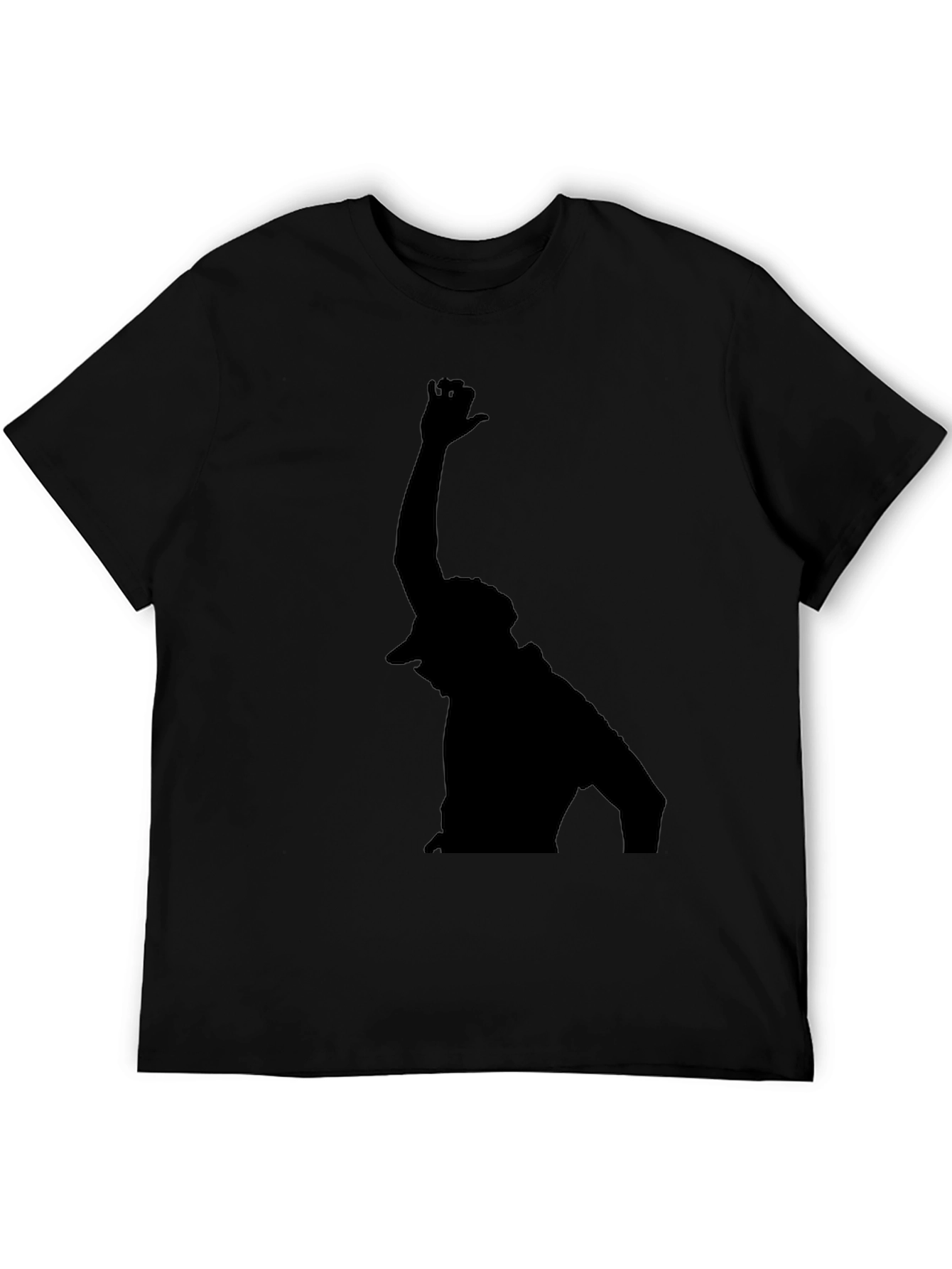 Silhouette Graphic Black T-Shirt - Casual Style