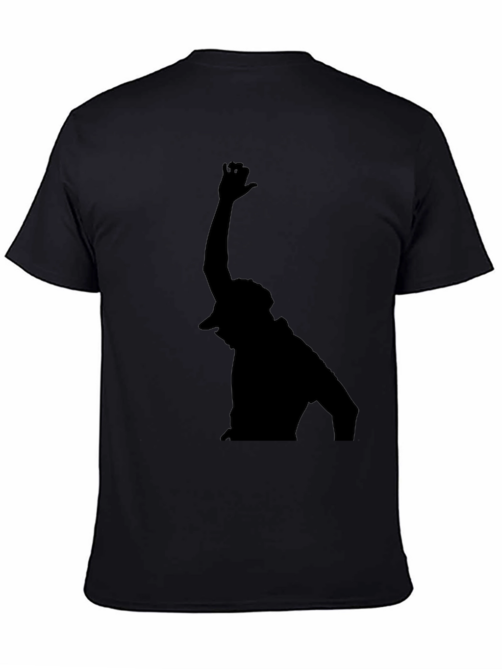 Silhouette Graphic Black T-Shirt - Casual Style