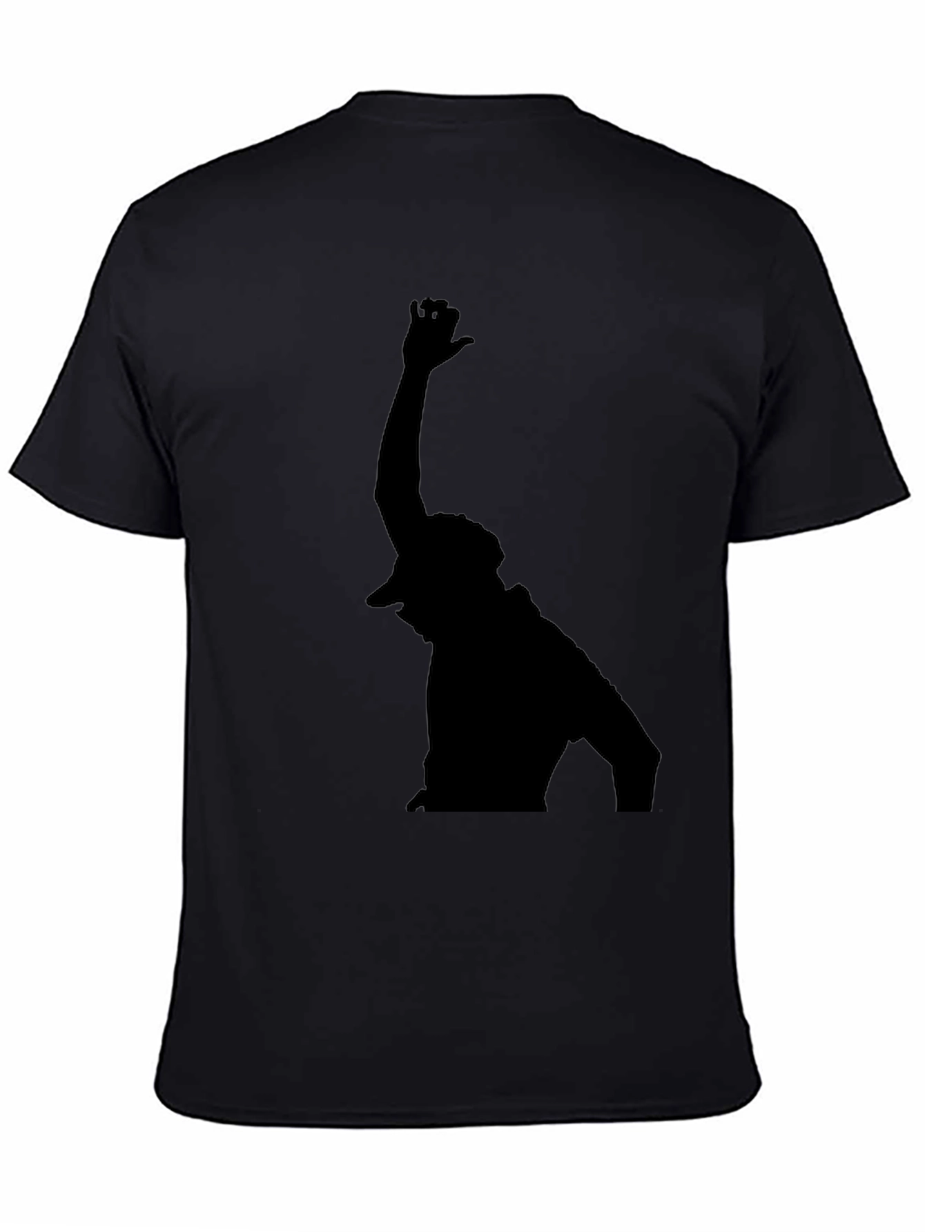 Silhouette Graphic Black T-Shirt - Casual Style