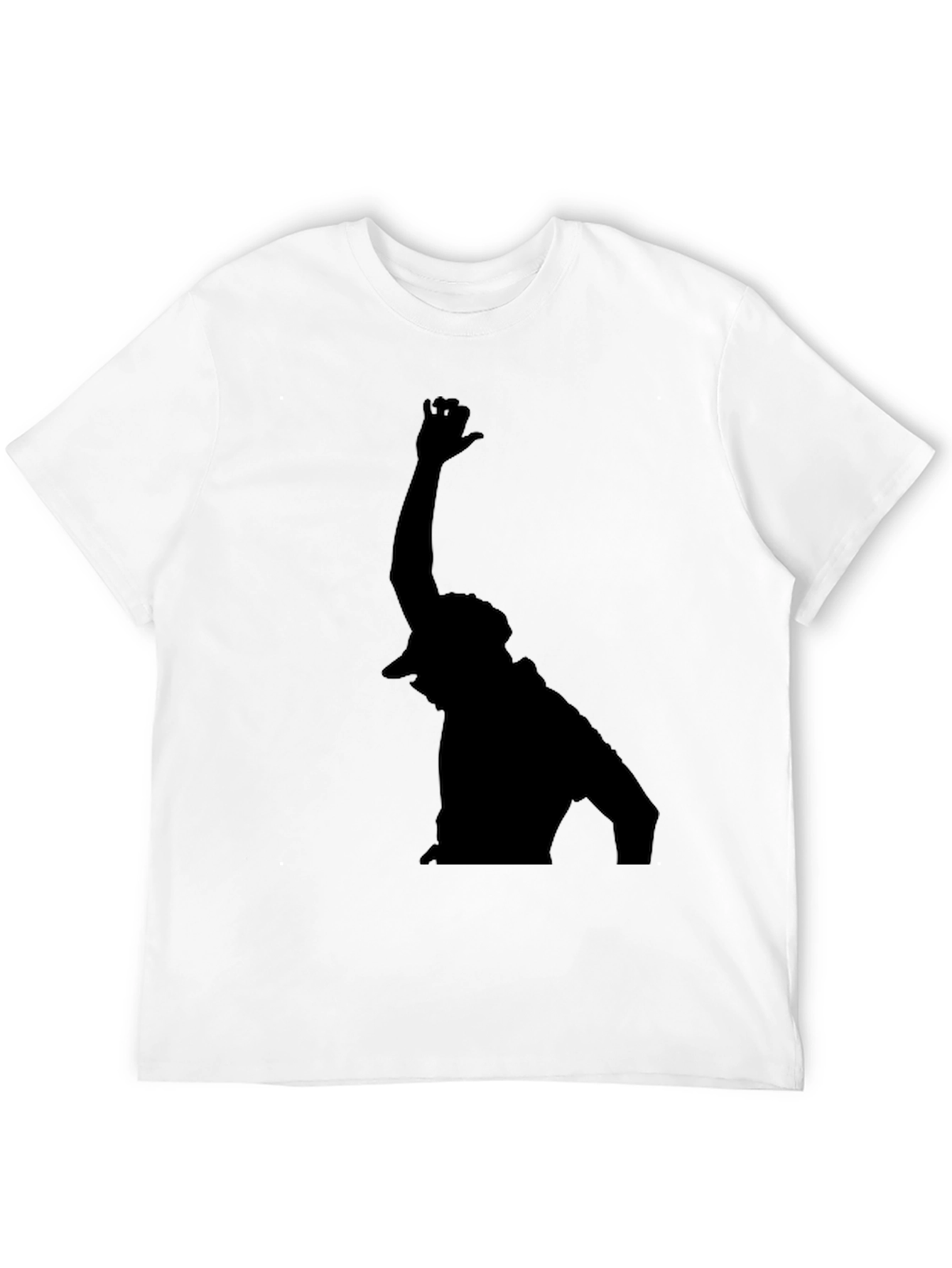 Silhouette Graphic Black T-Shirt - Casual Style