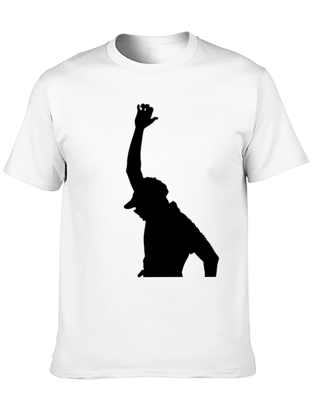 Silhouette Graphic Black T-Shirt - Casual Style