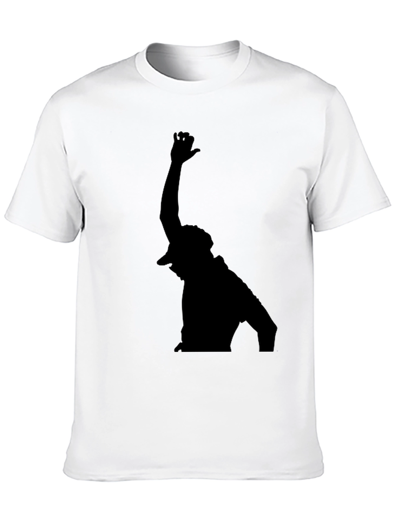 Silhouette Graphic Black T-Shirt - Casual Style