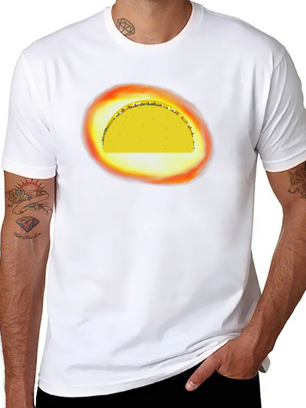 Taco Eclipse Graphic Tee - Black