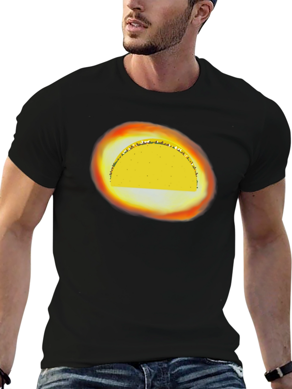 Taco Eclipse Graphic Tee - Black