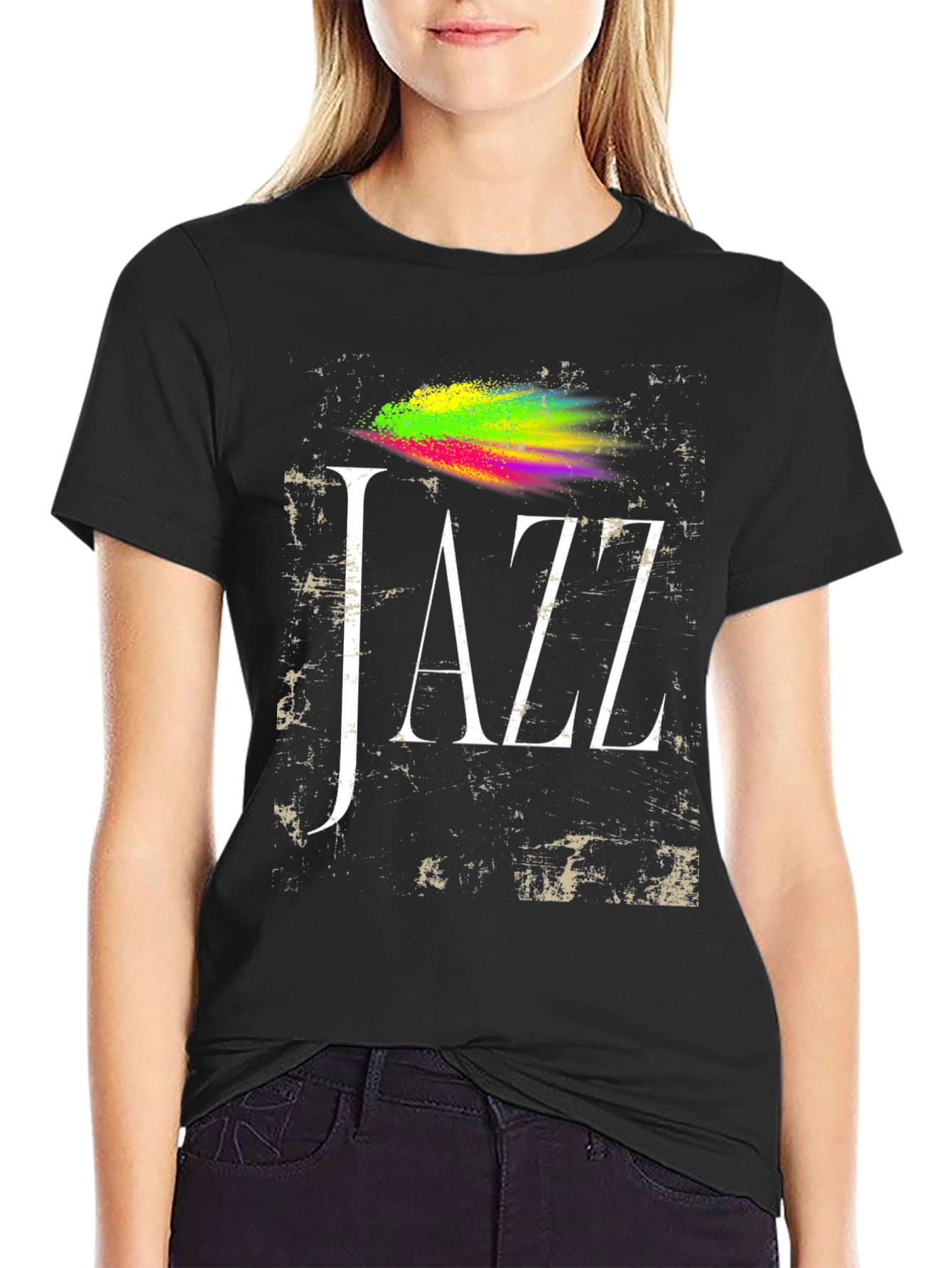 Jazz Music T-Shirt Colorful Graphic Tee