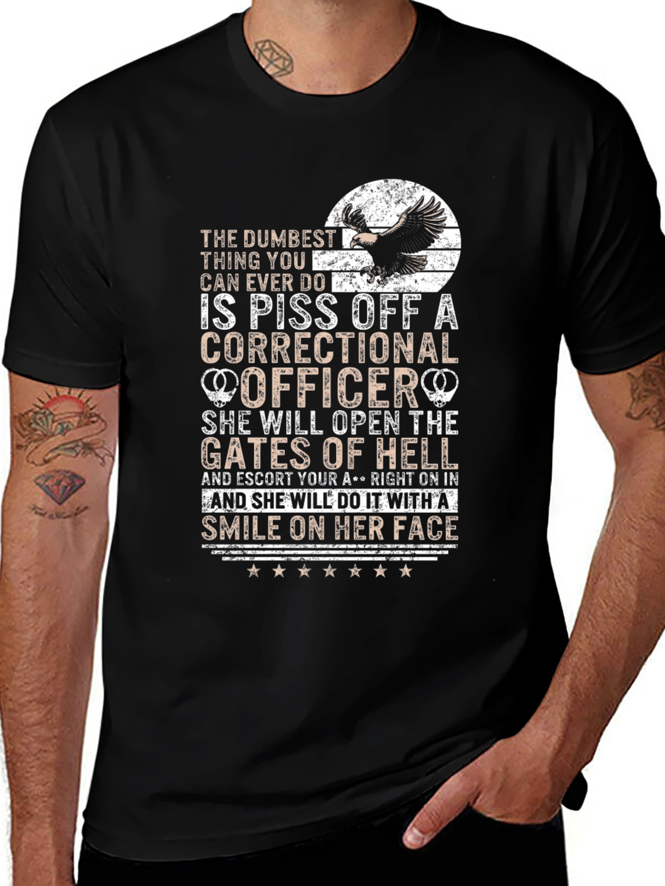 Correctional Officer T-Shirt: Gates of Hell