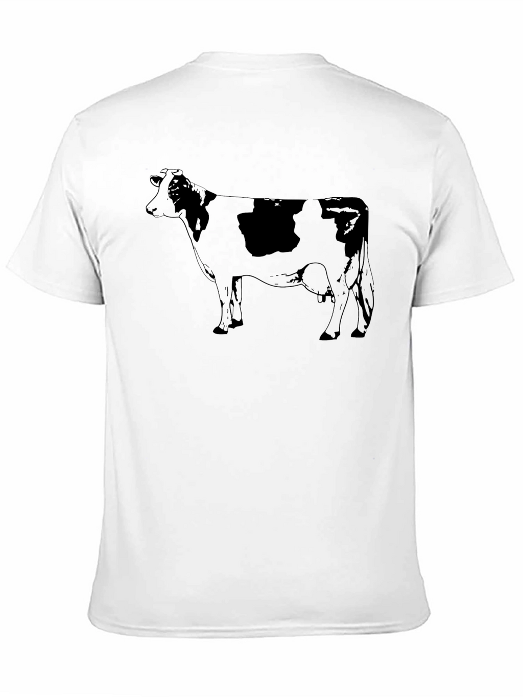 Cow Print T-Shirt - Casual Graphic Tee