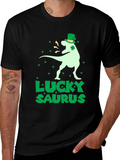 Lucky Saurus St Patricks Day T-Shirt