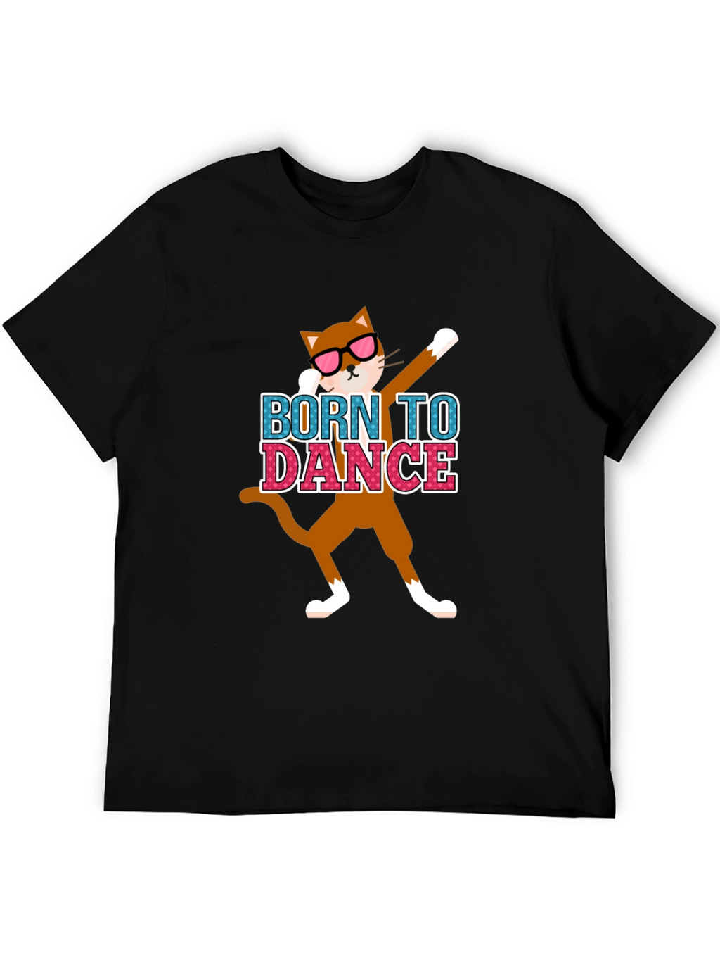 Born to Dance Cat T-Shirt - Novelty Tee