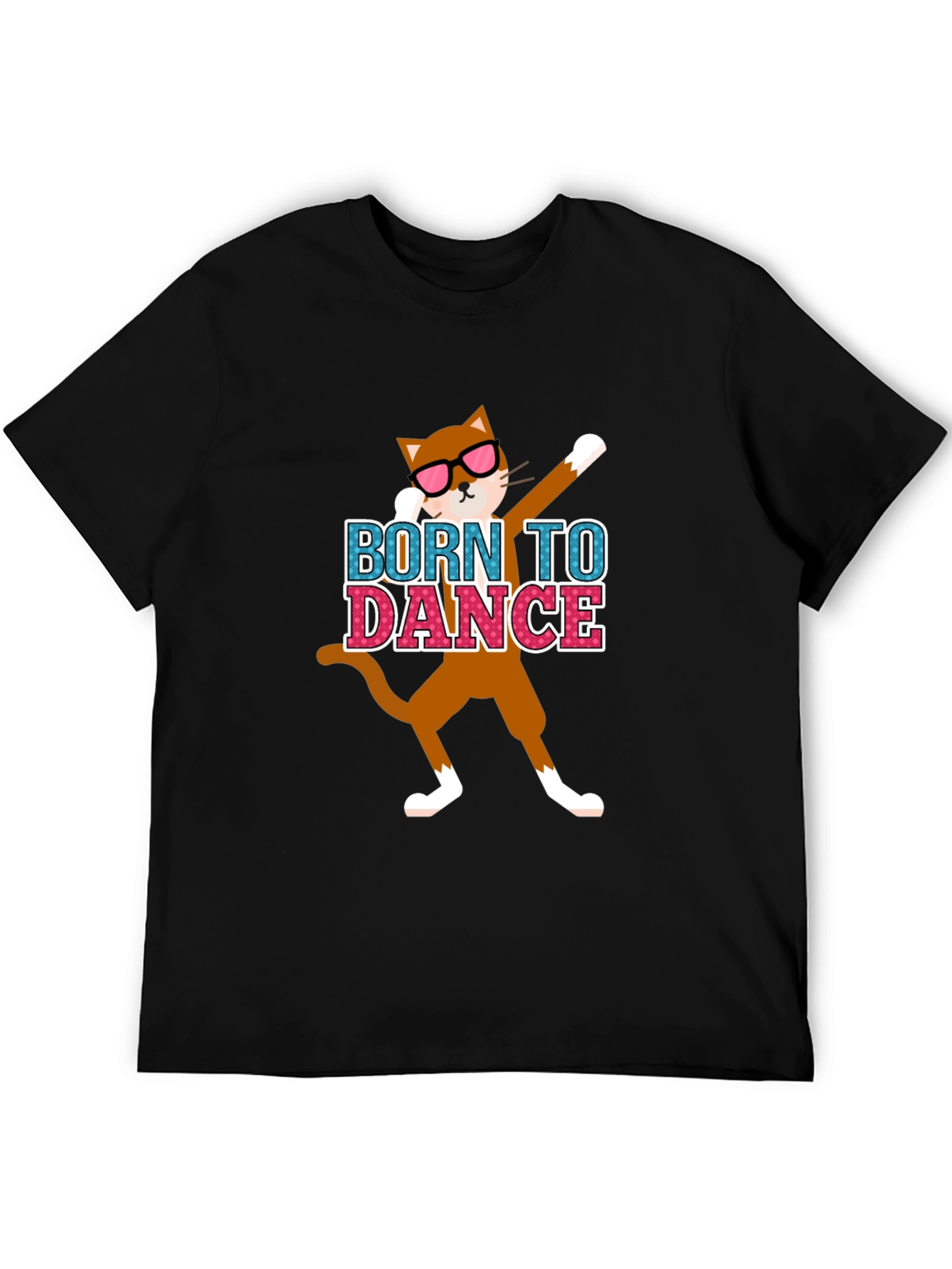 Born to Dance Cat T-Shirt - Novelty Tee