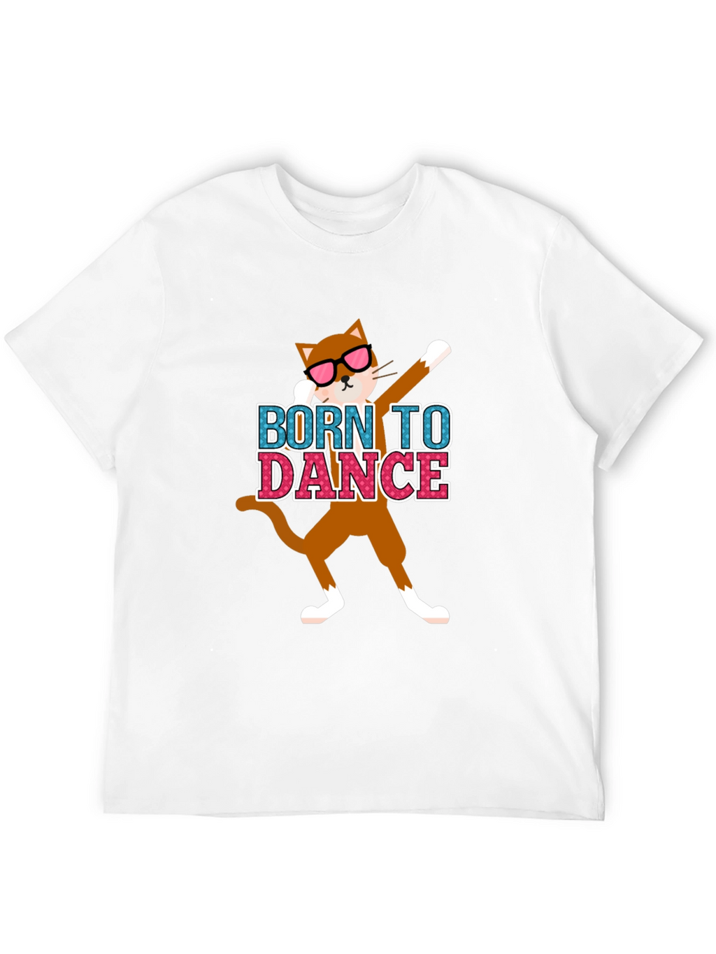 Born to Dance Cat T-Shirt - Novelty Tee