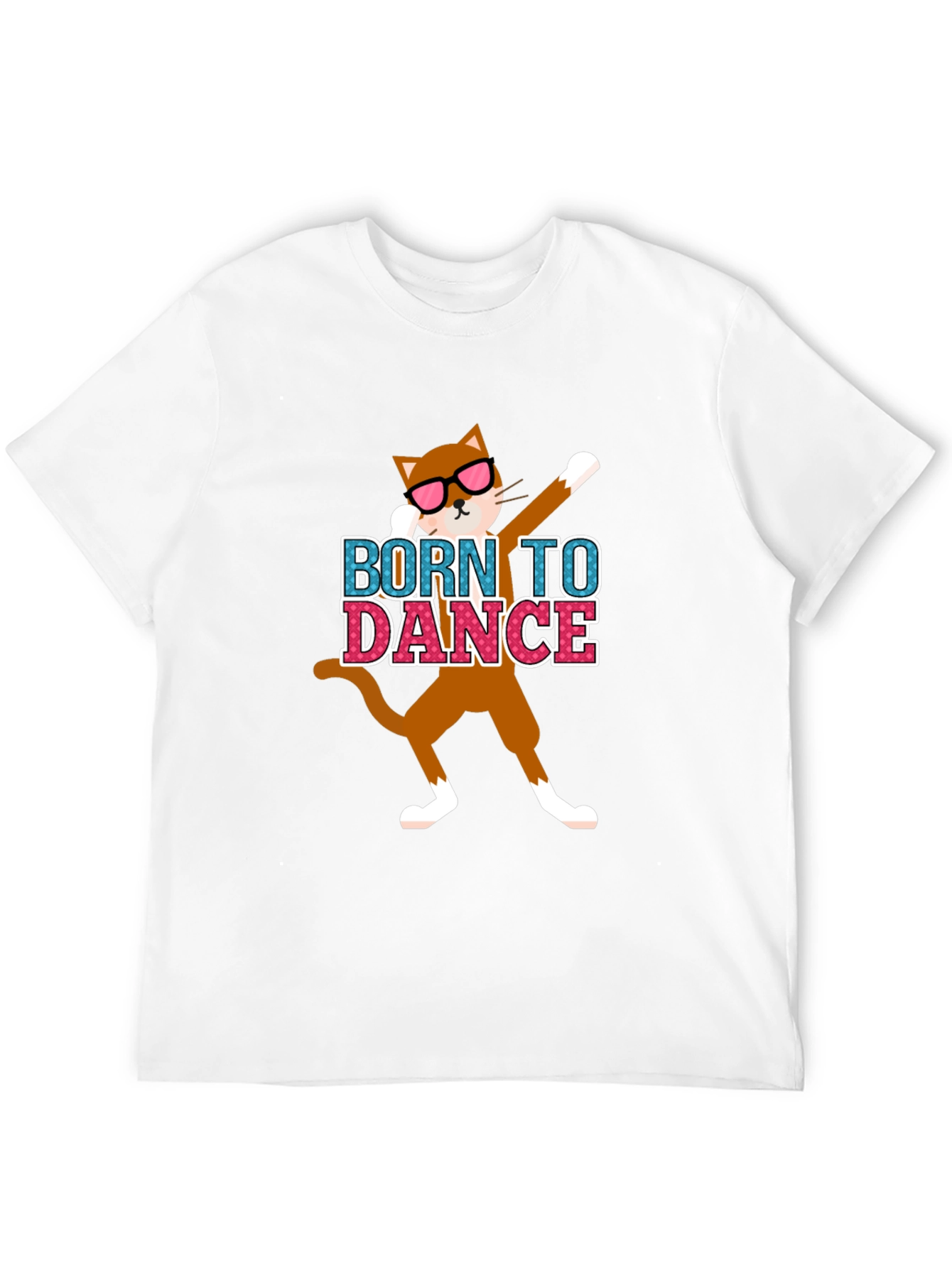 Born to Dance Cat T-Shirt - Novelty Tee