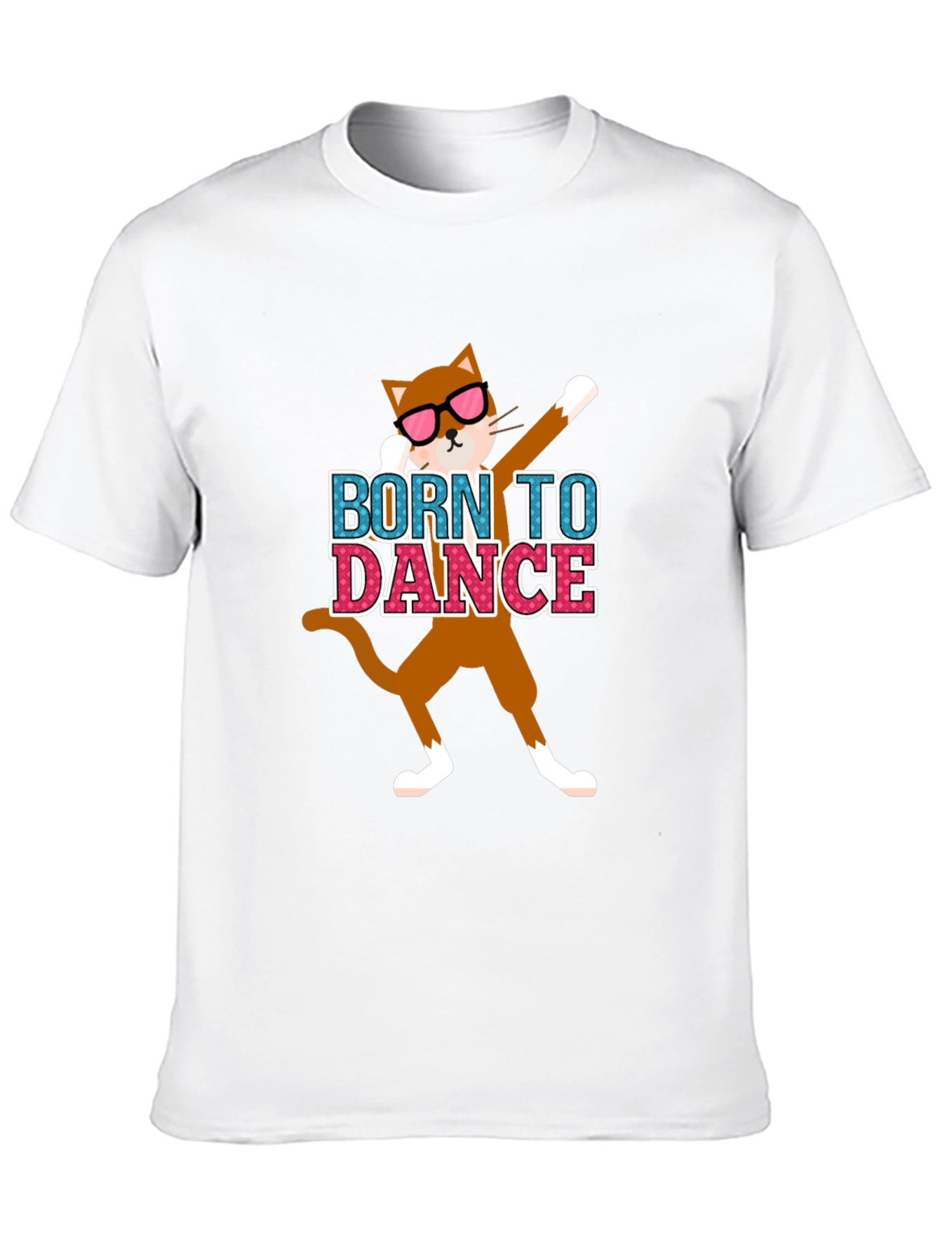 Born to Dance Cat T-Shirt - Novelty Tee