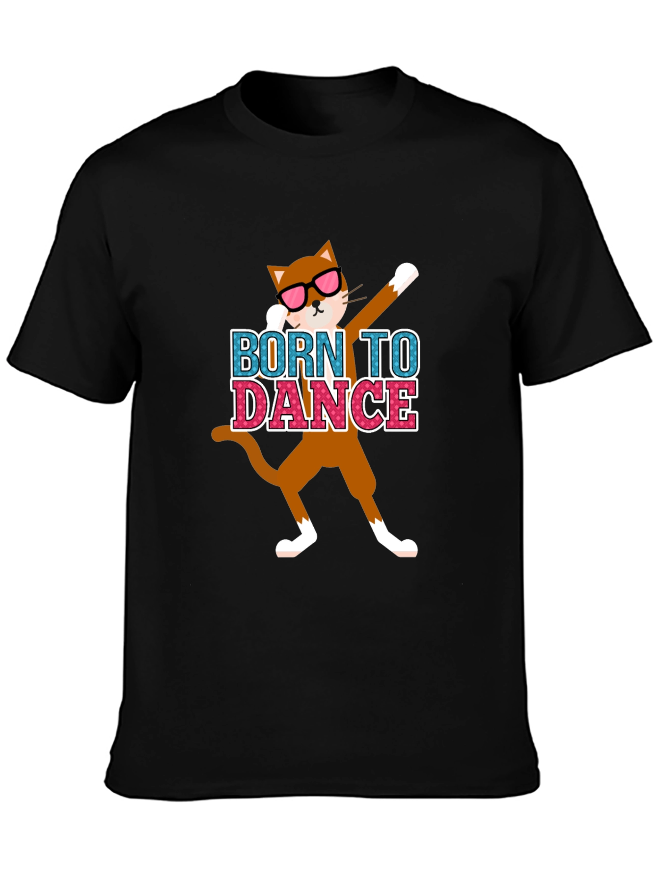 Born to Dance Cat T-Shirt - Novelty Tee