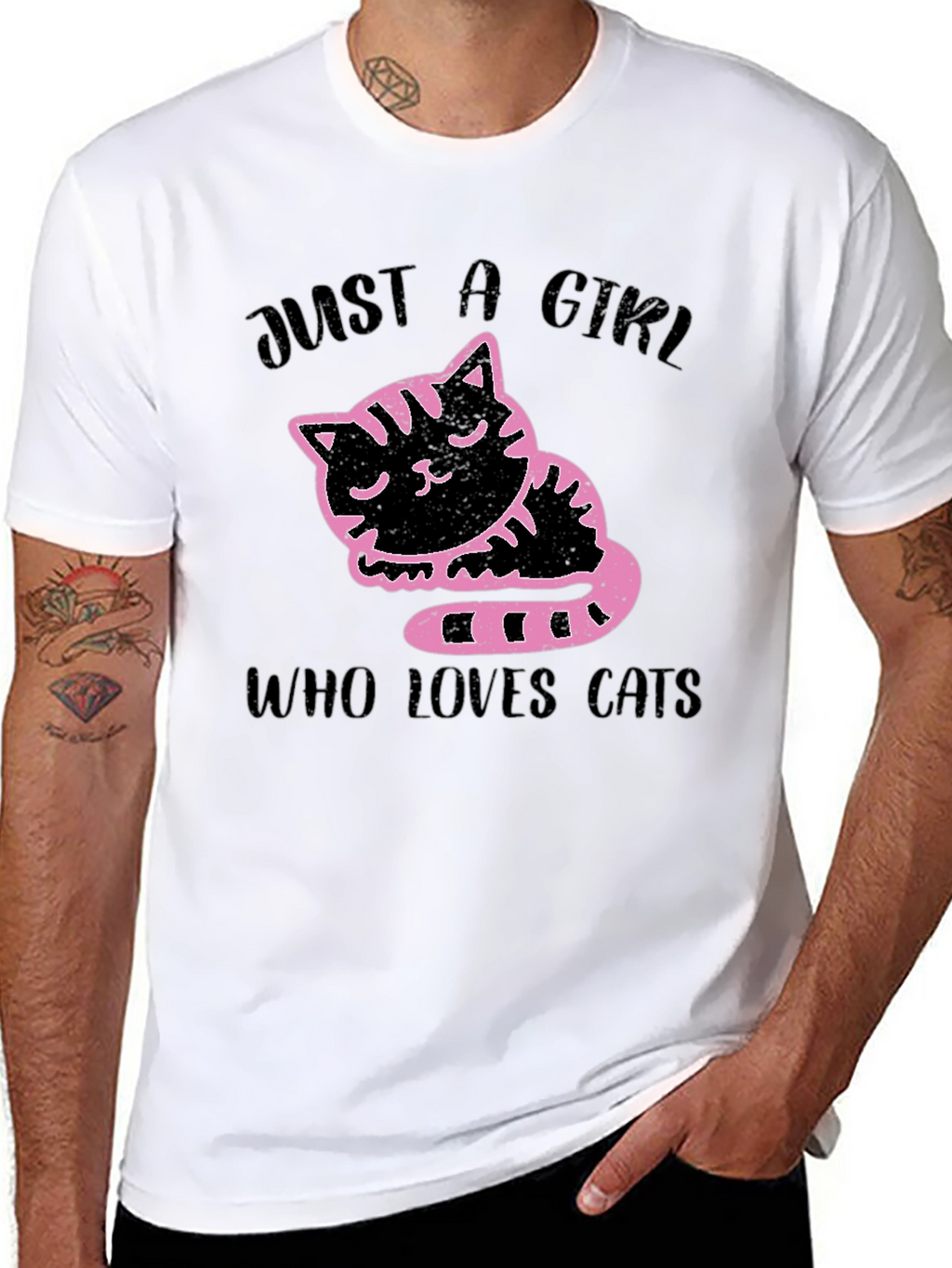 Just a Girl Who Loves Cats T-Shirt