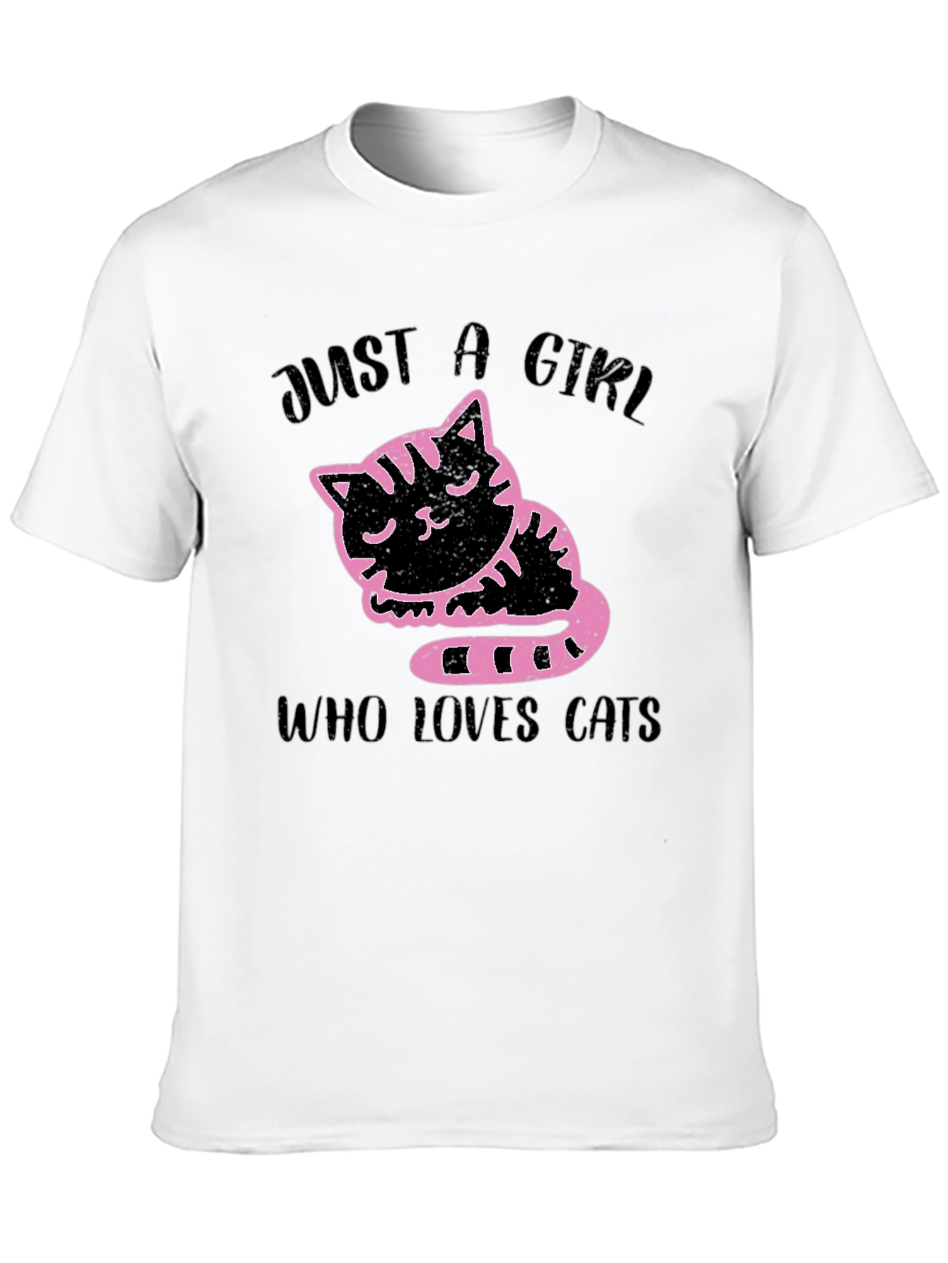 Just a Girl Who Loves Cats T-Shirt