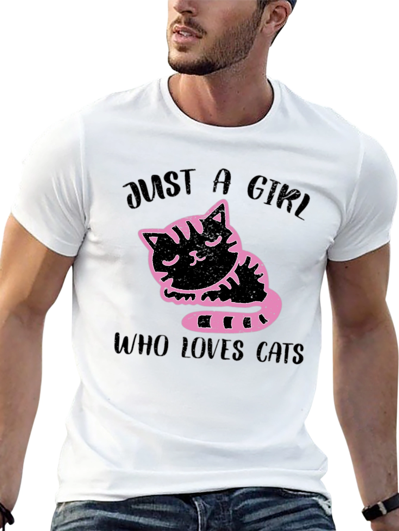 Just a Girl Who Loves Cats T-Shirt