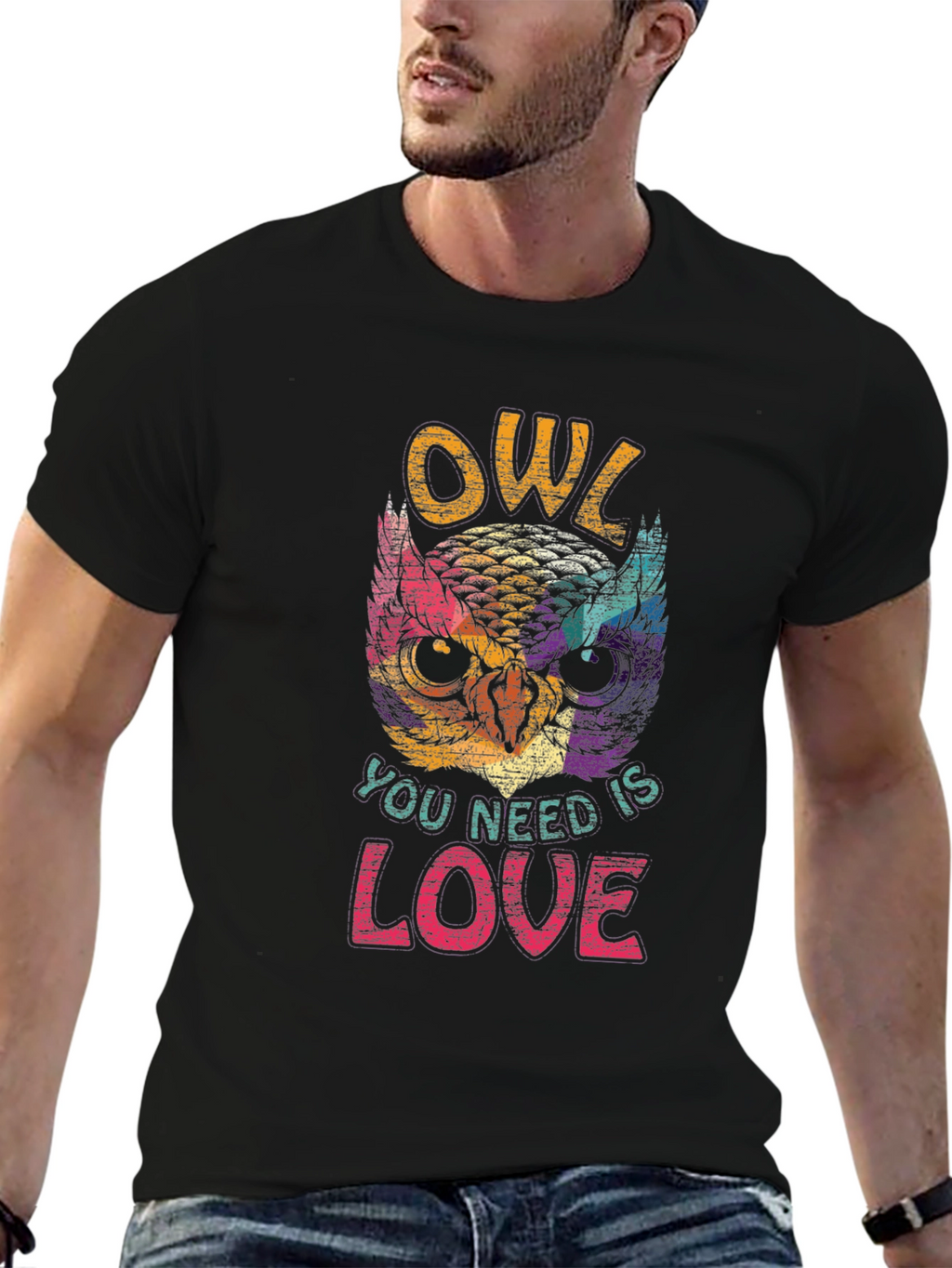 Owl You Need Is Love Graphic T-Shirt