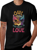 Owl You Need Is Love Graphic T-Shirt