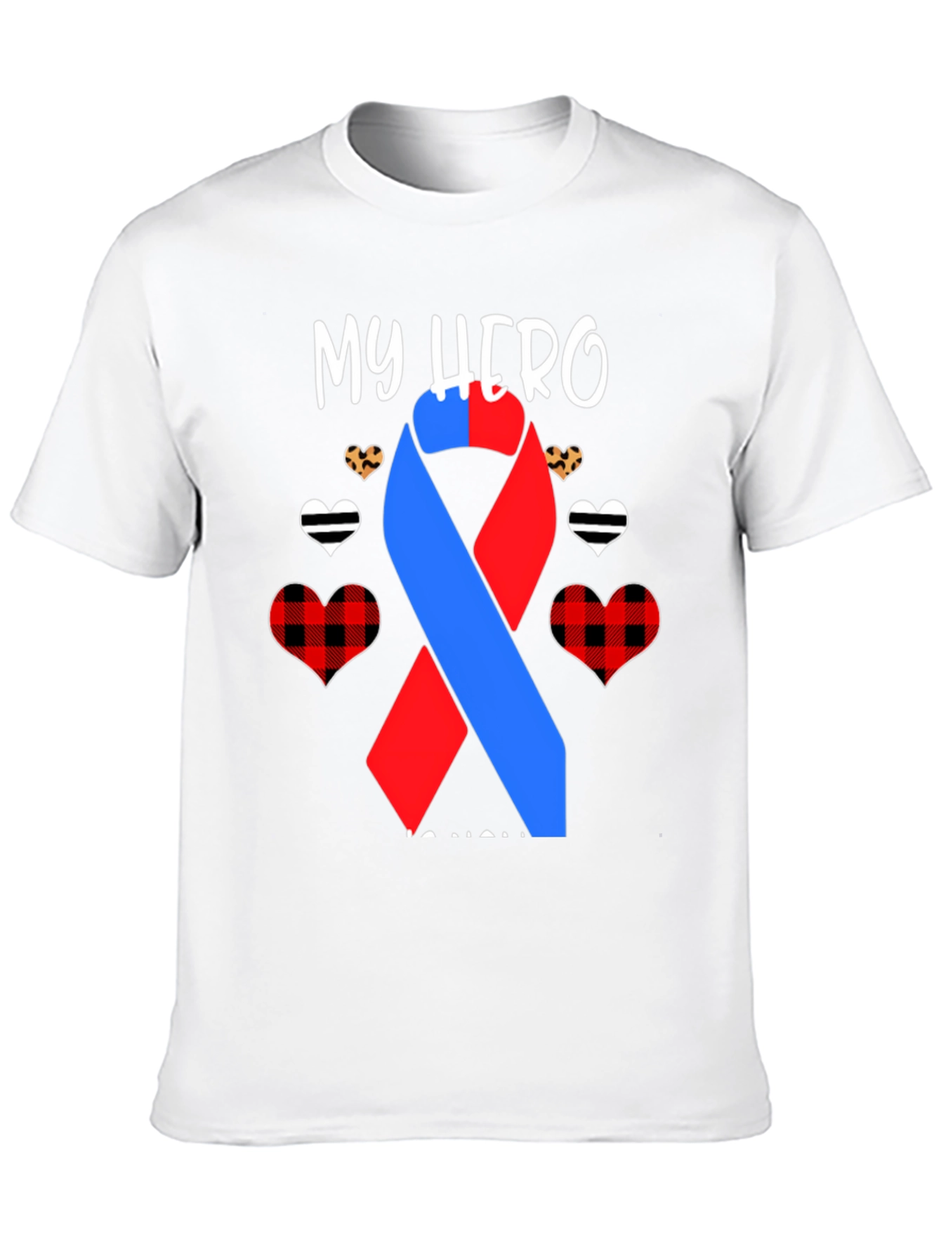 My Hero T-Shirt - Awareness Ribbon Design