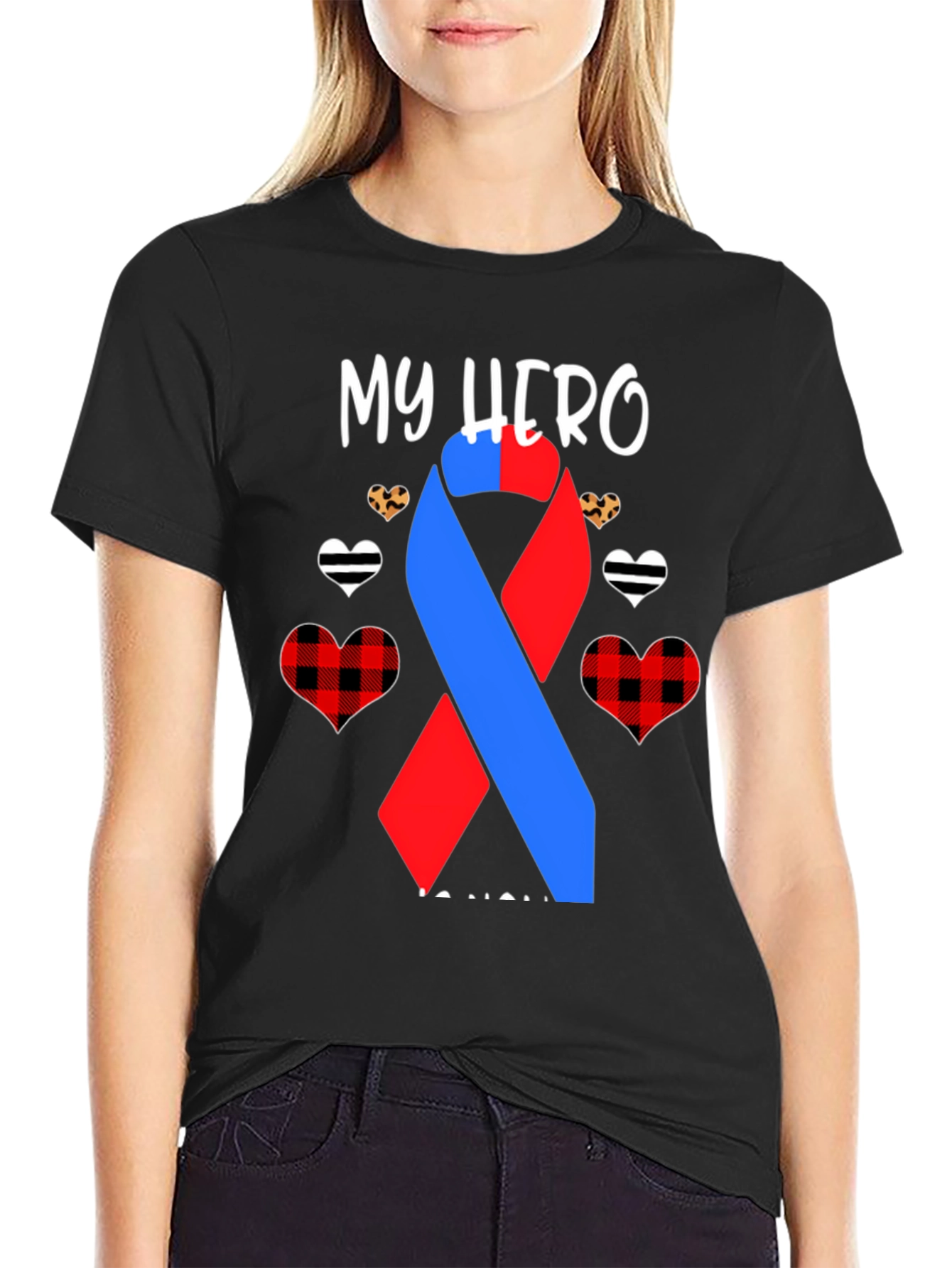 My Hero T-Shirt - Awareness Ribbon Design