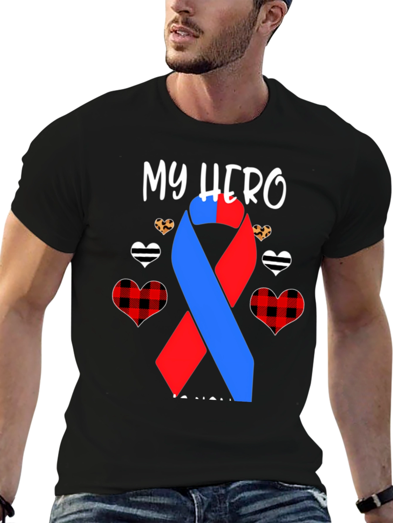 My Hero T-Shirt - Awareness Ribbon Design