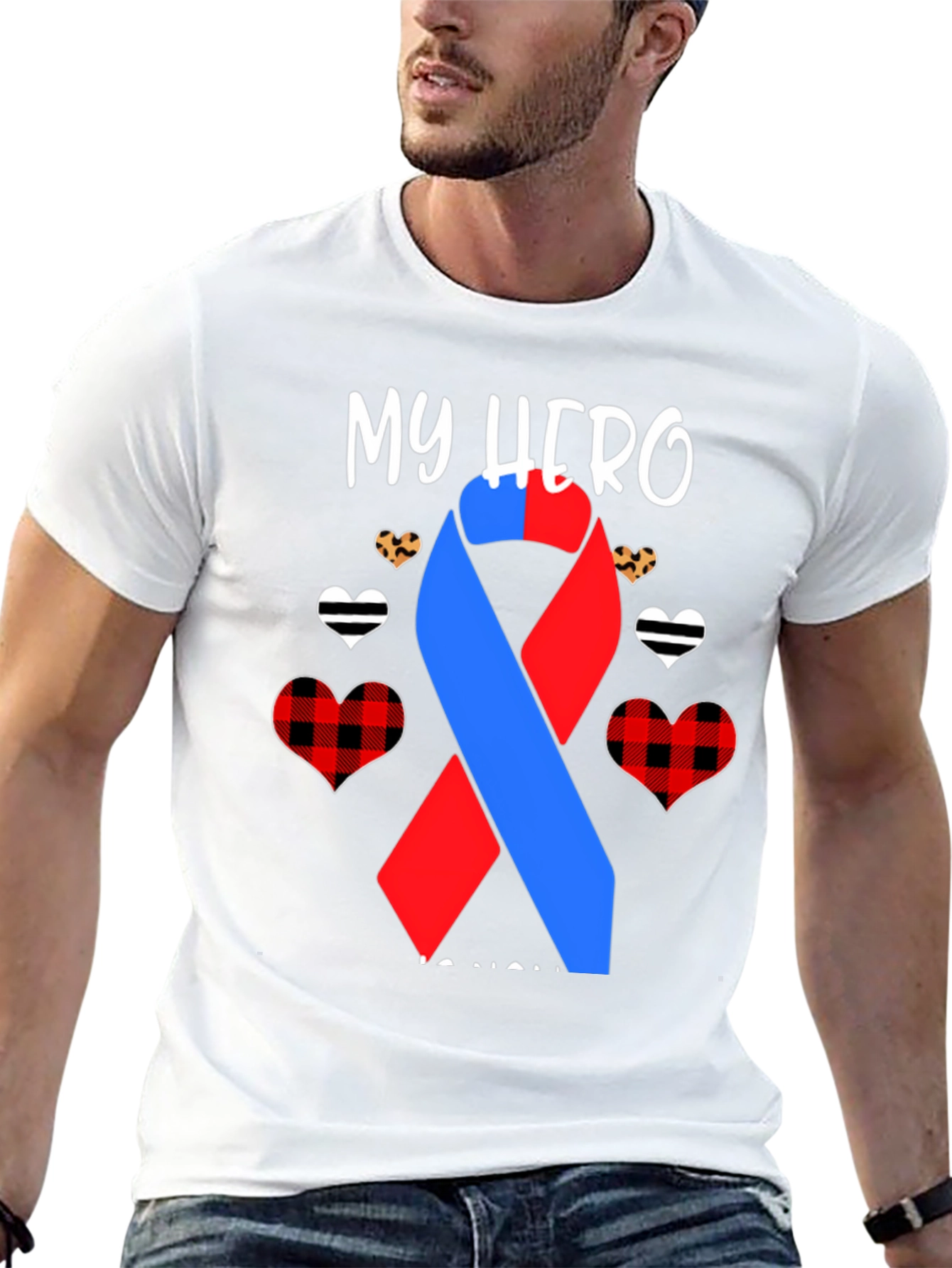 My Hero T-Shirt - Awareness Ribbon Design