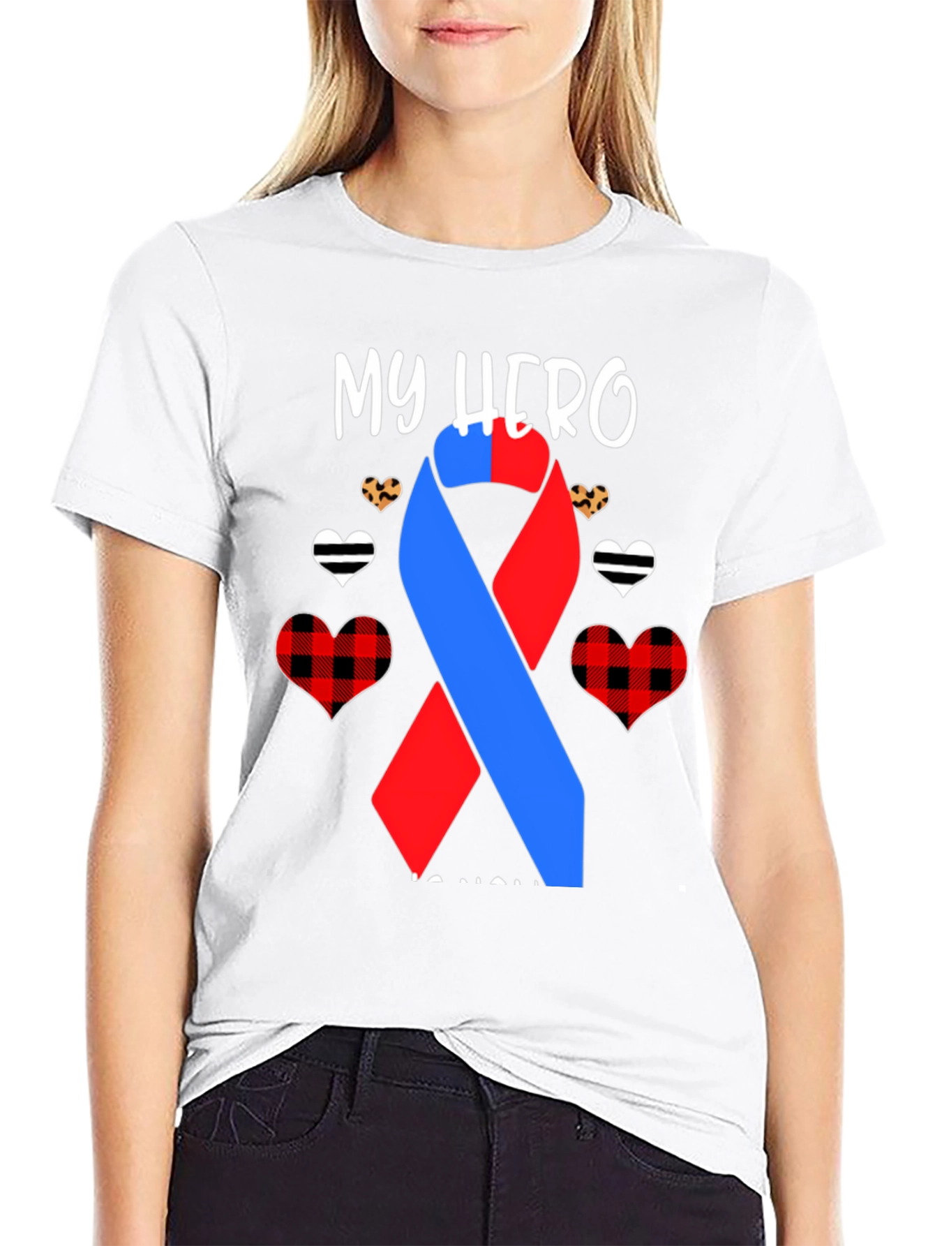 My Hero T-Shirt - Awareness Ribbon Design