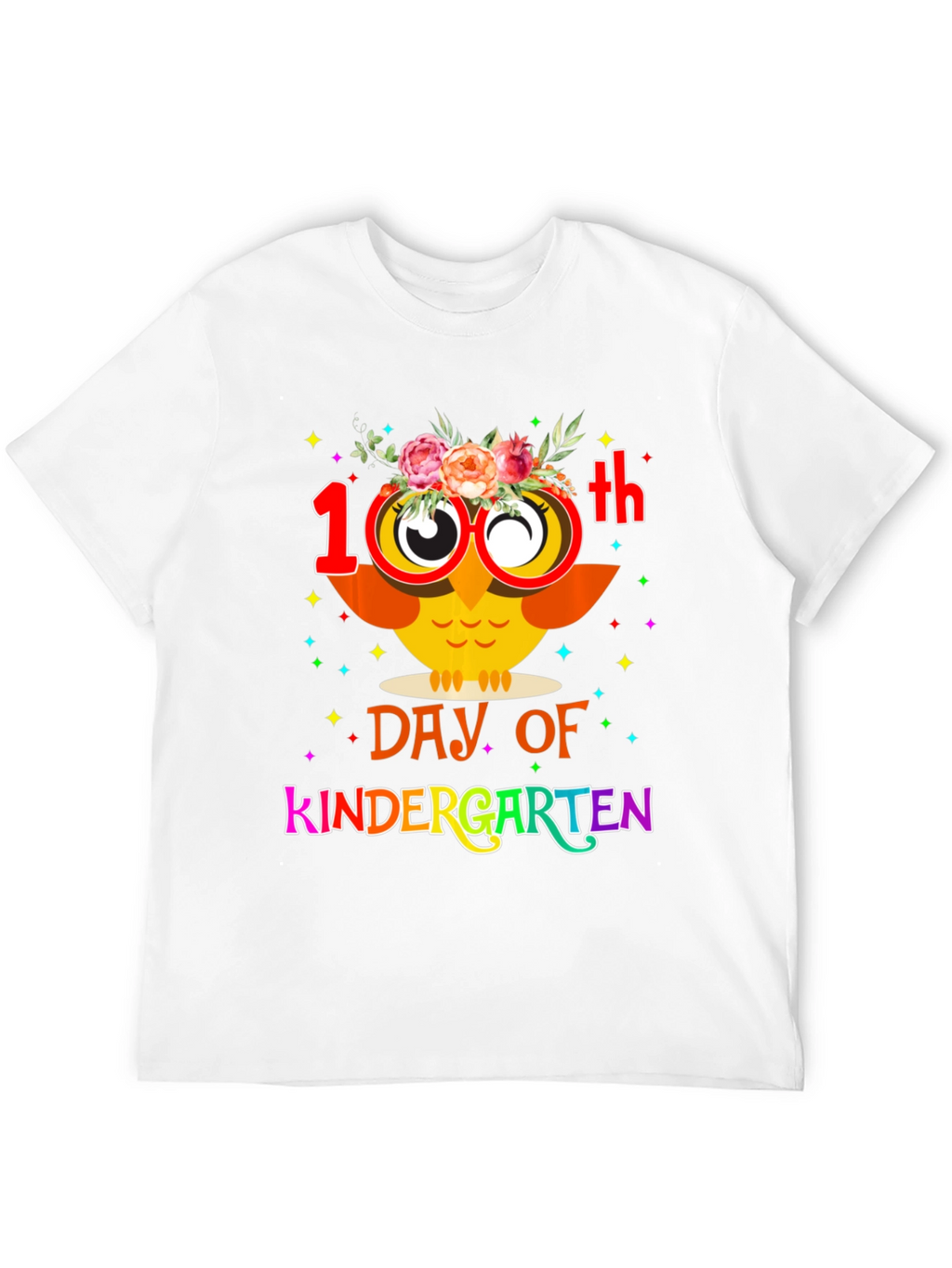 100th Day of Kindergarten Owl T-Shirt