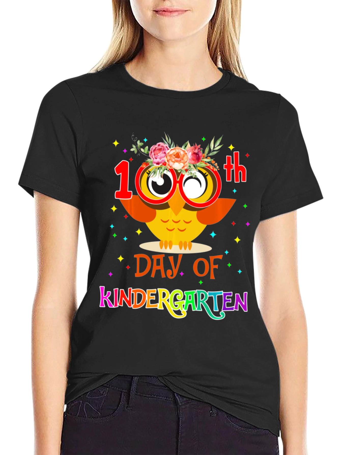 100th Day of Kindergarten Owl T-Shirt