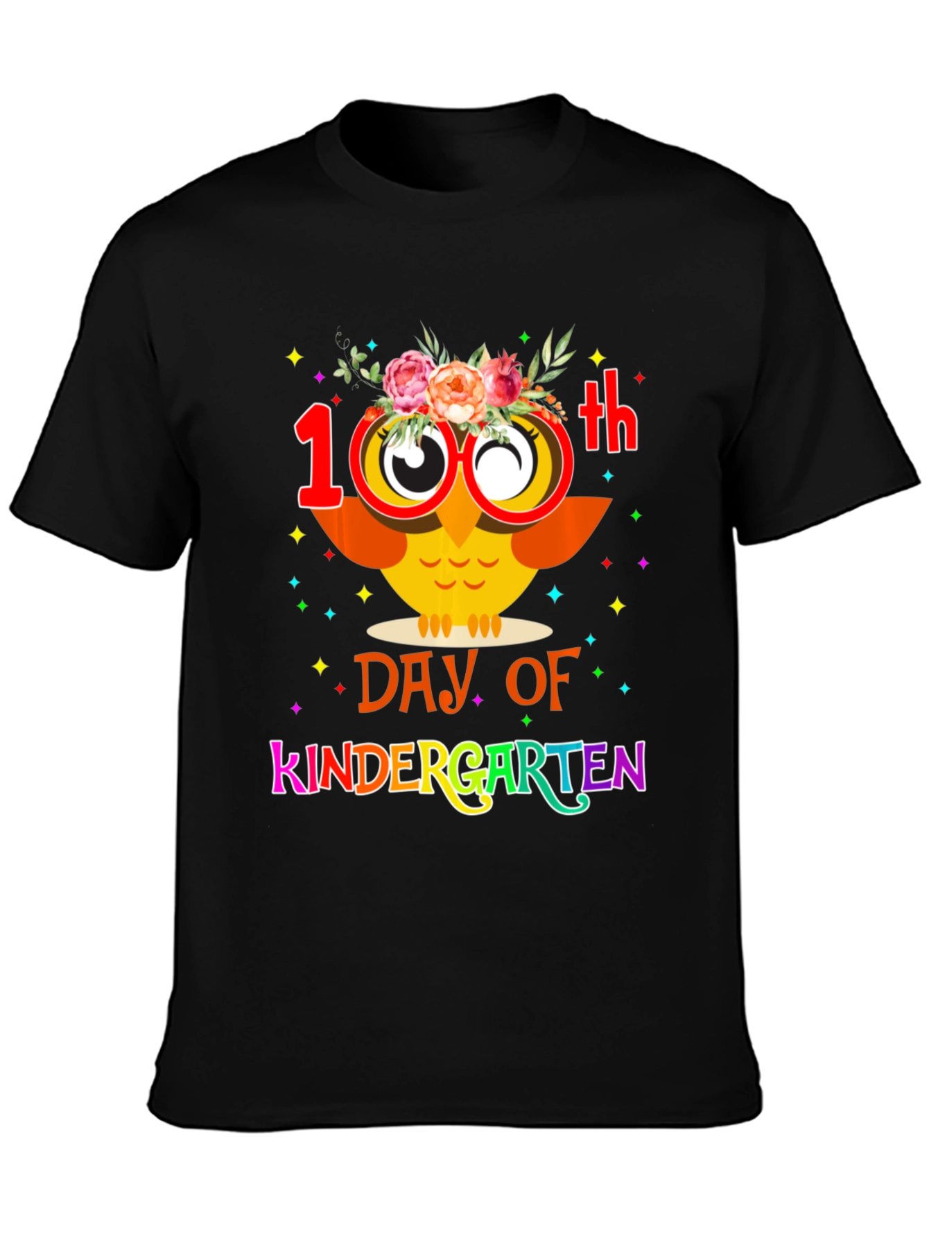 100th Day of Kindergarten Owl T-Shirt